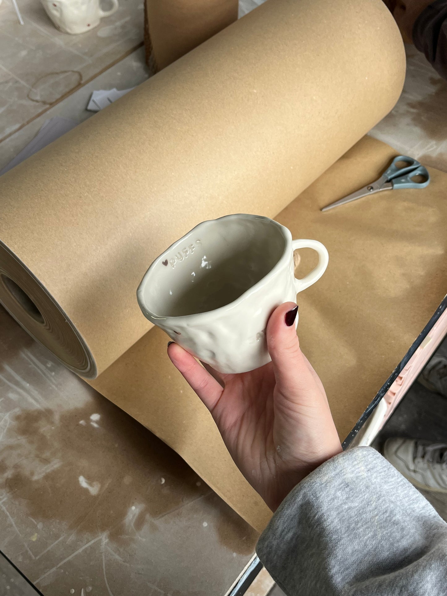 The custom heart mug