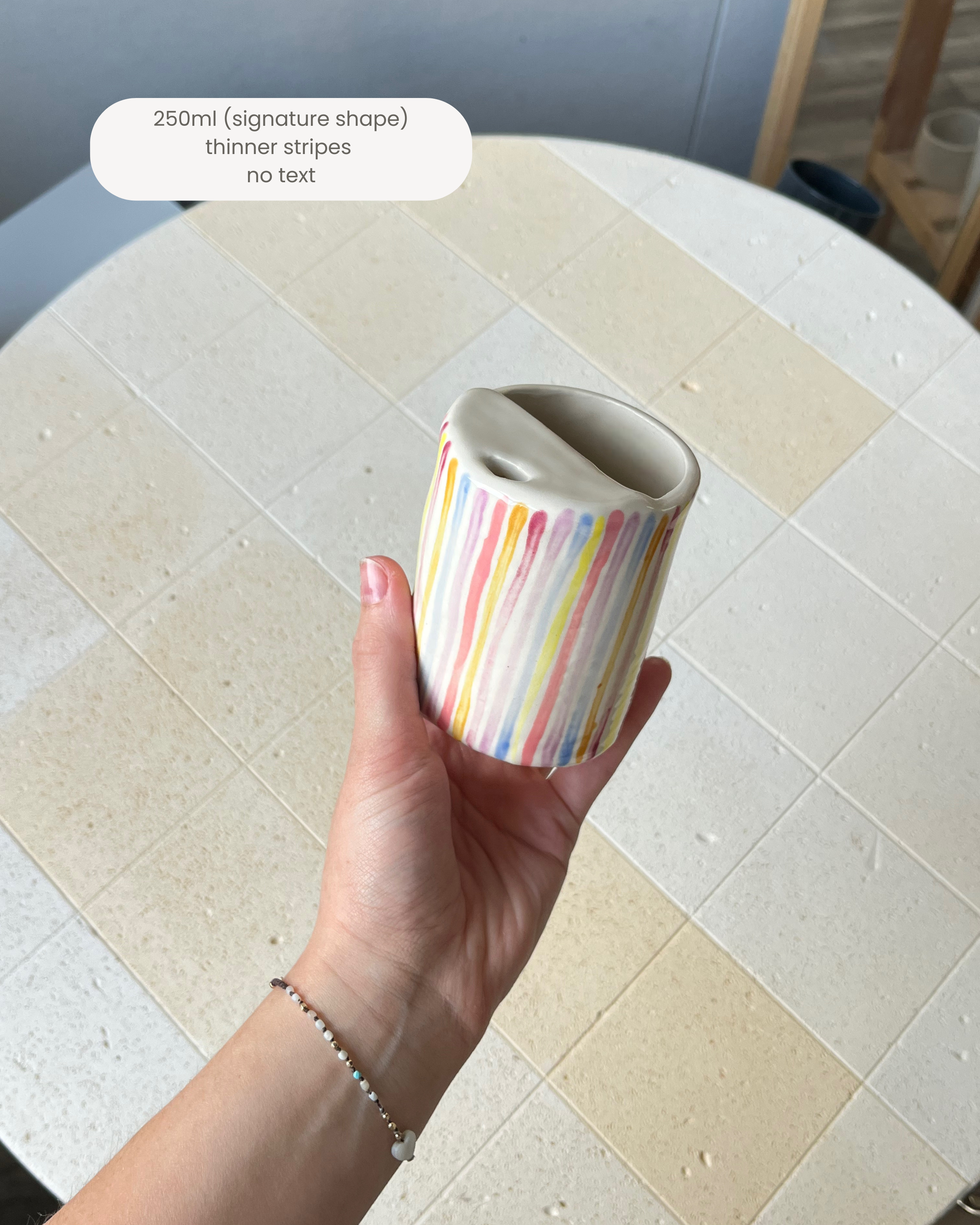 Rainbow Custom Travel Mug