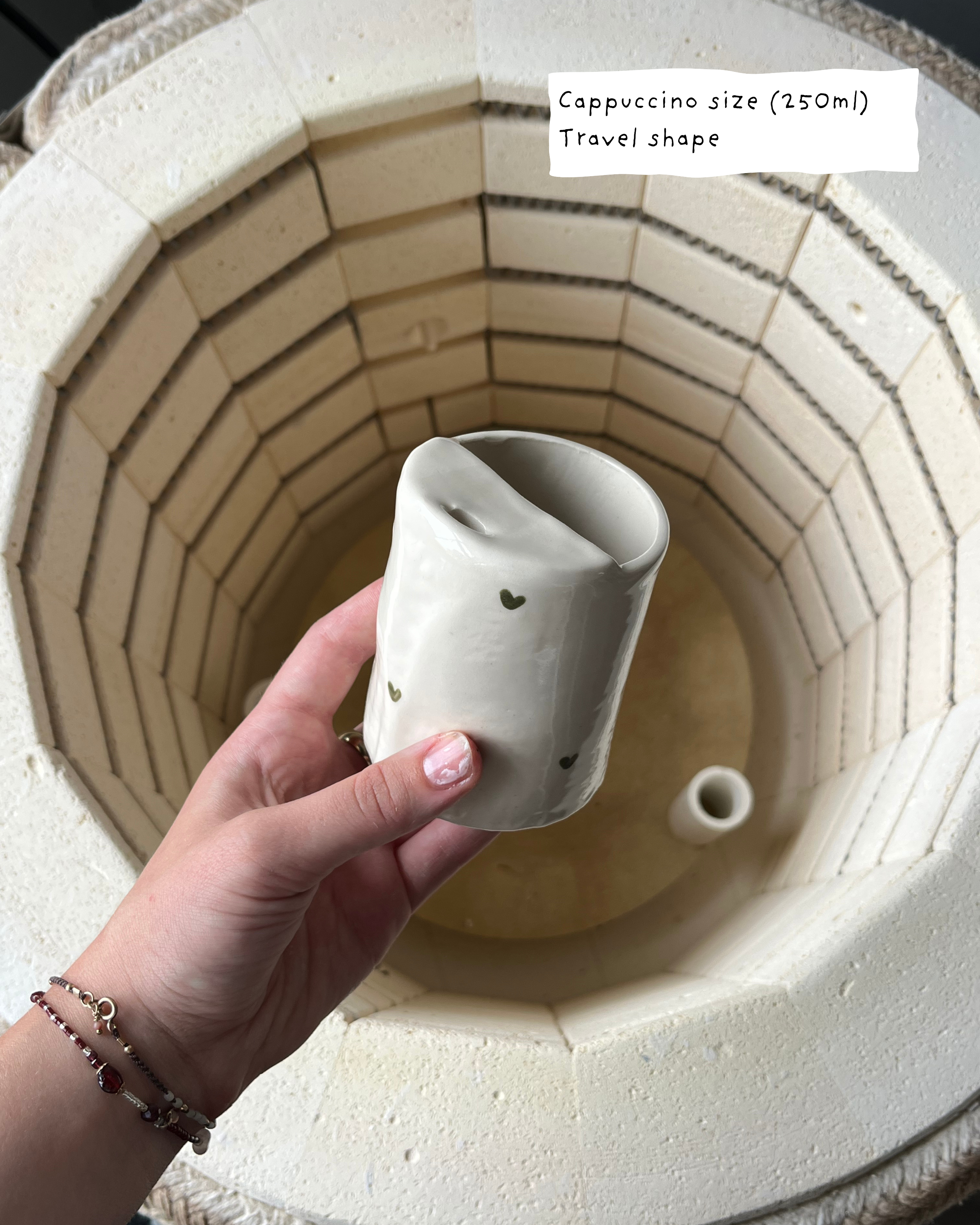 The custom heart mug
