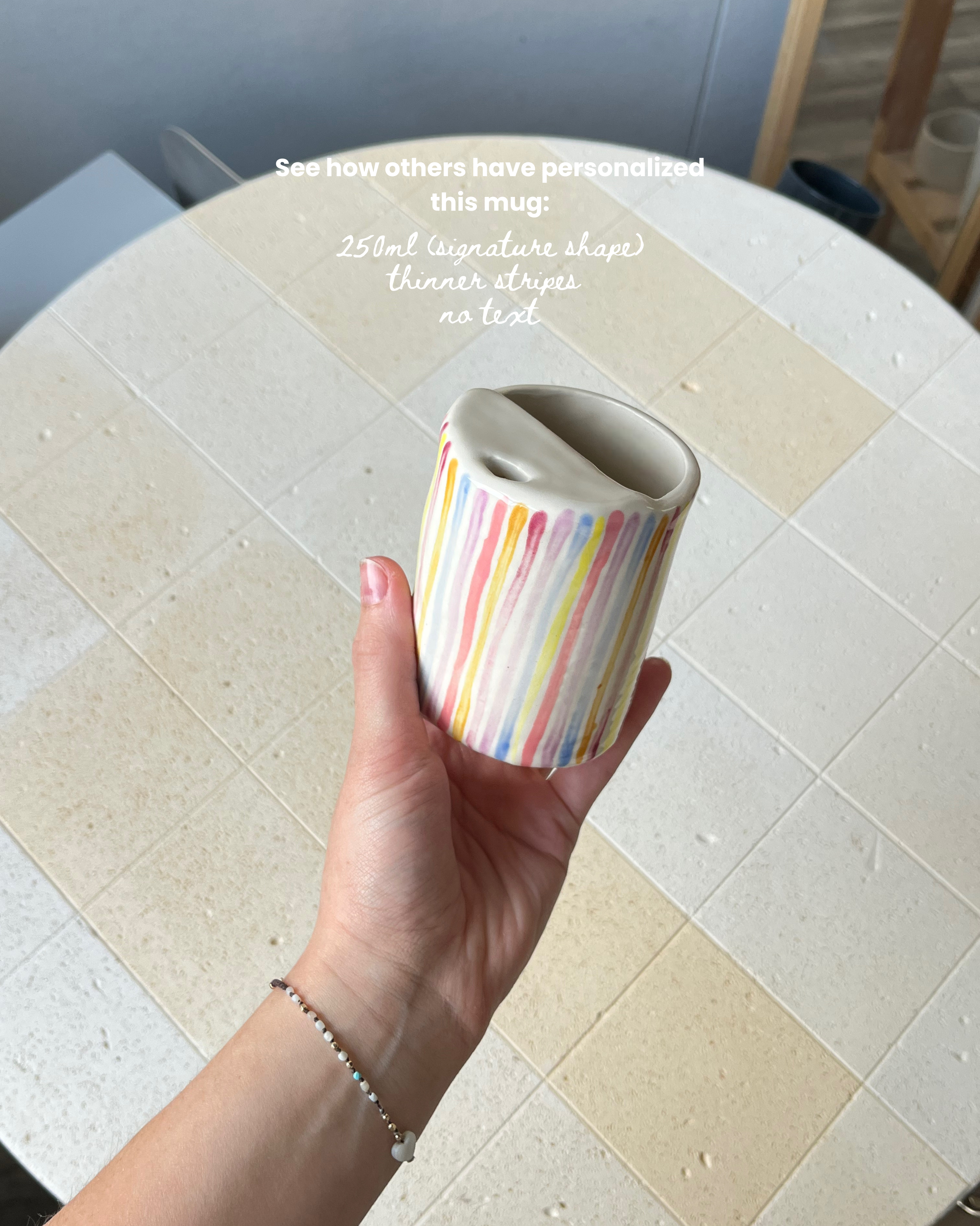 Rainbow Custom Travel Mug