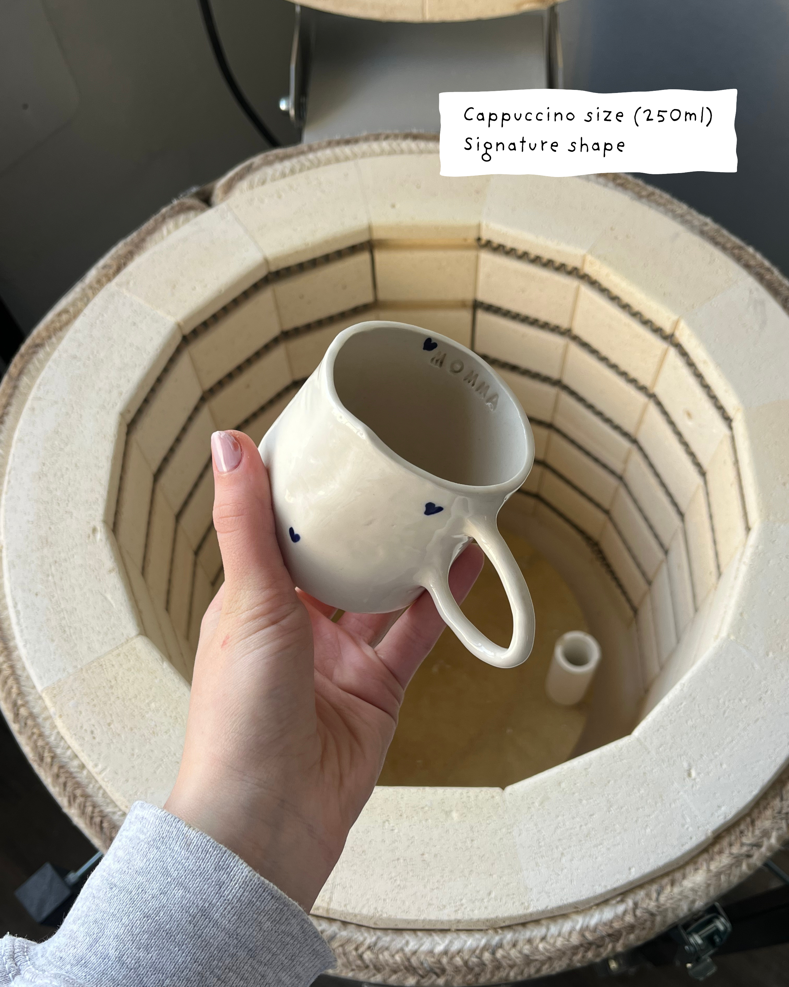 The custom heart mug