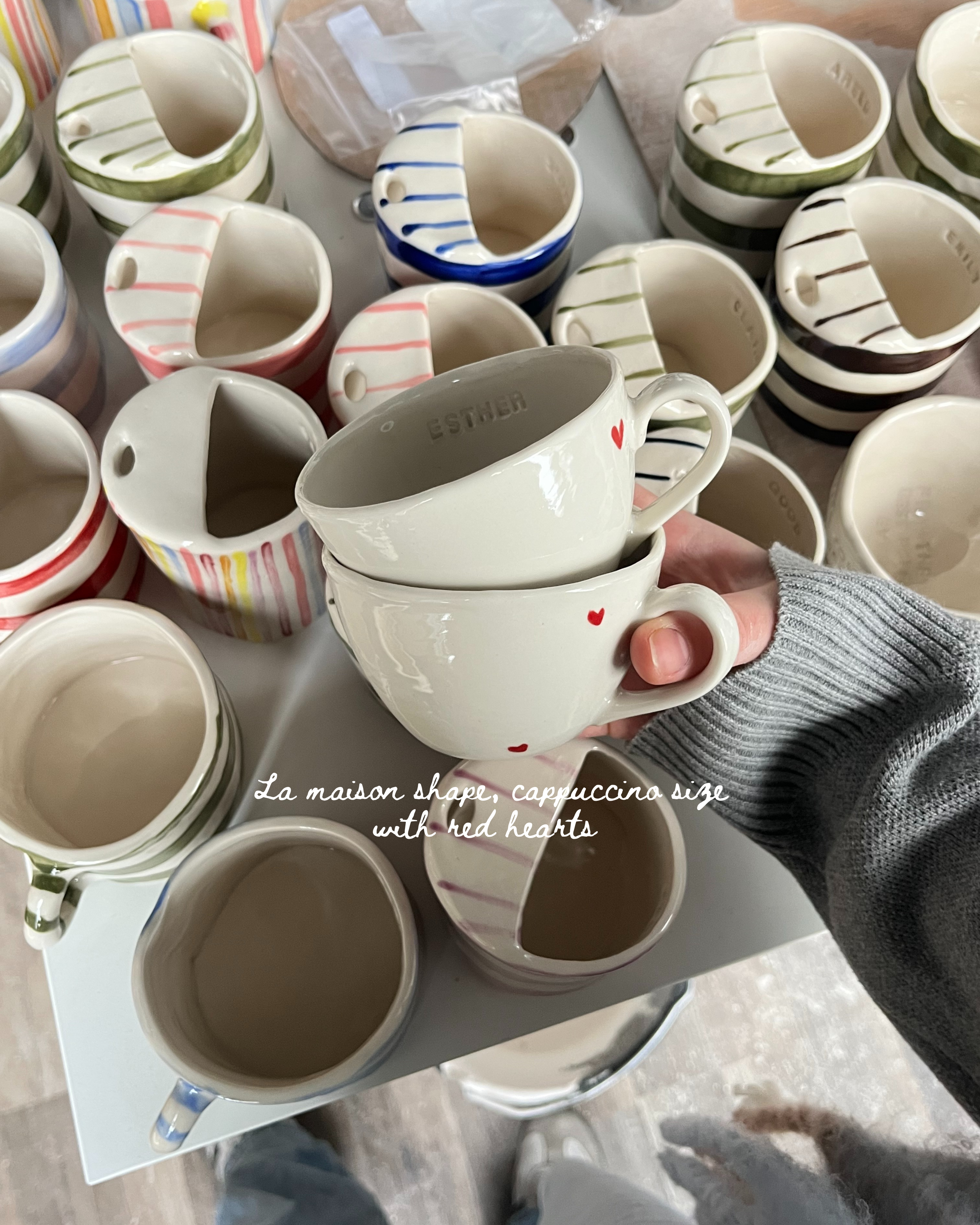 The custom heart mug