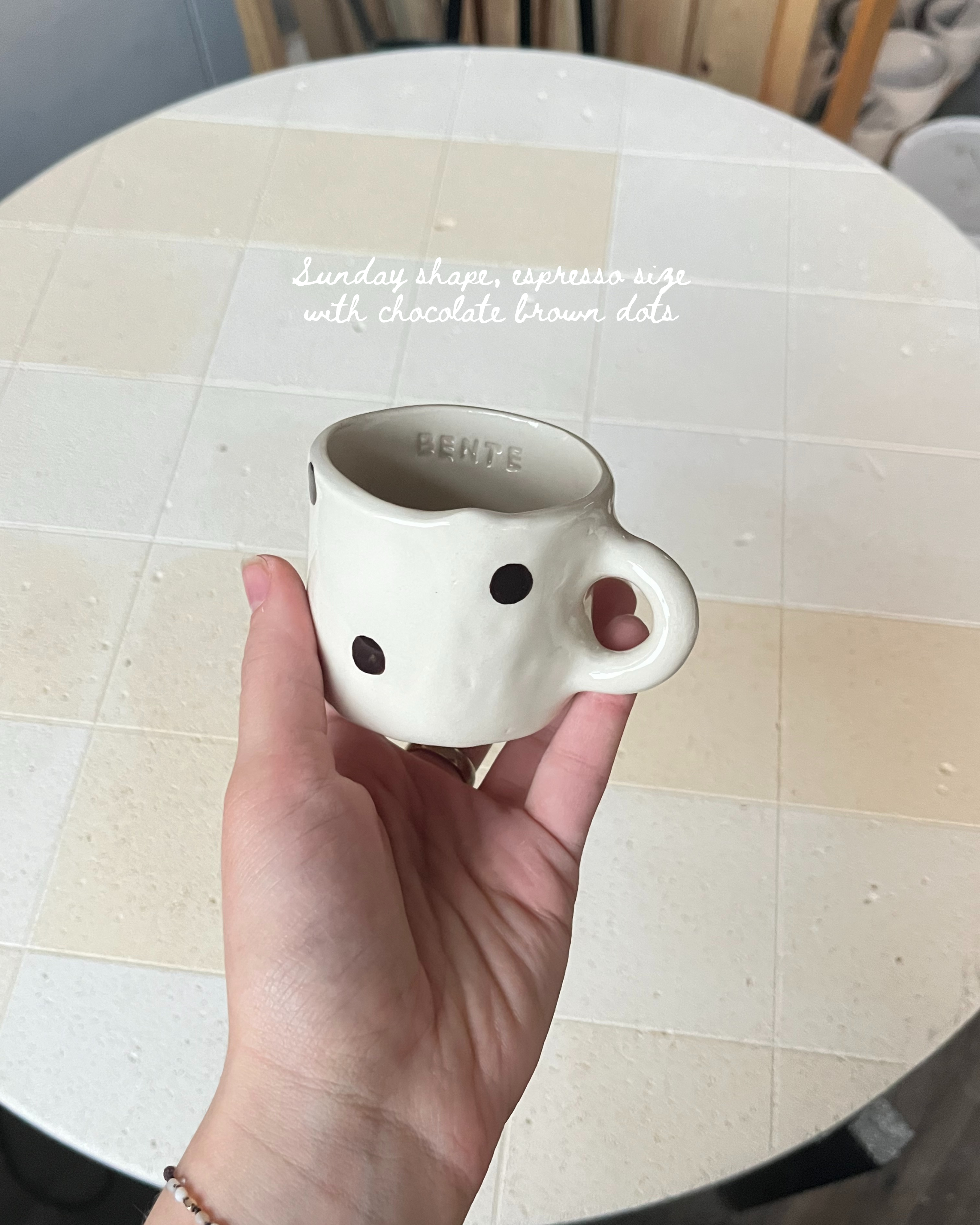 The dotty custom mug