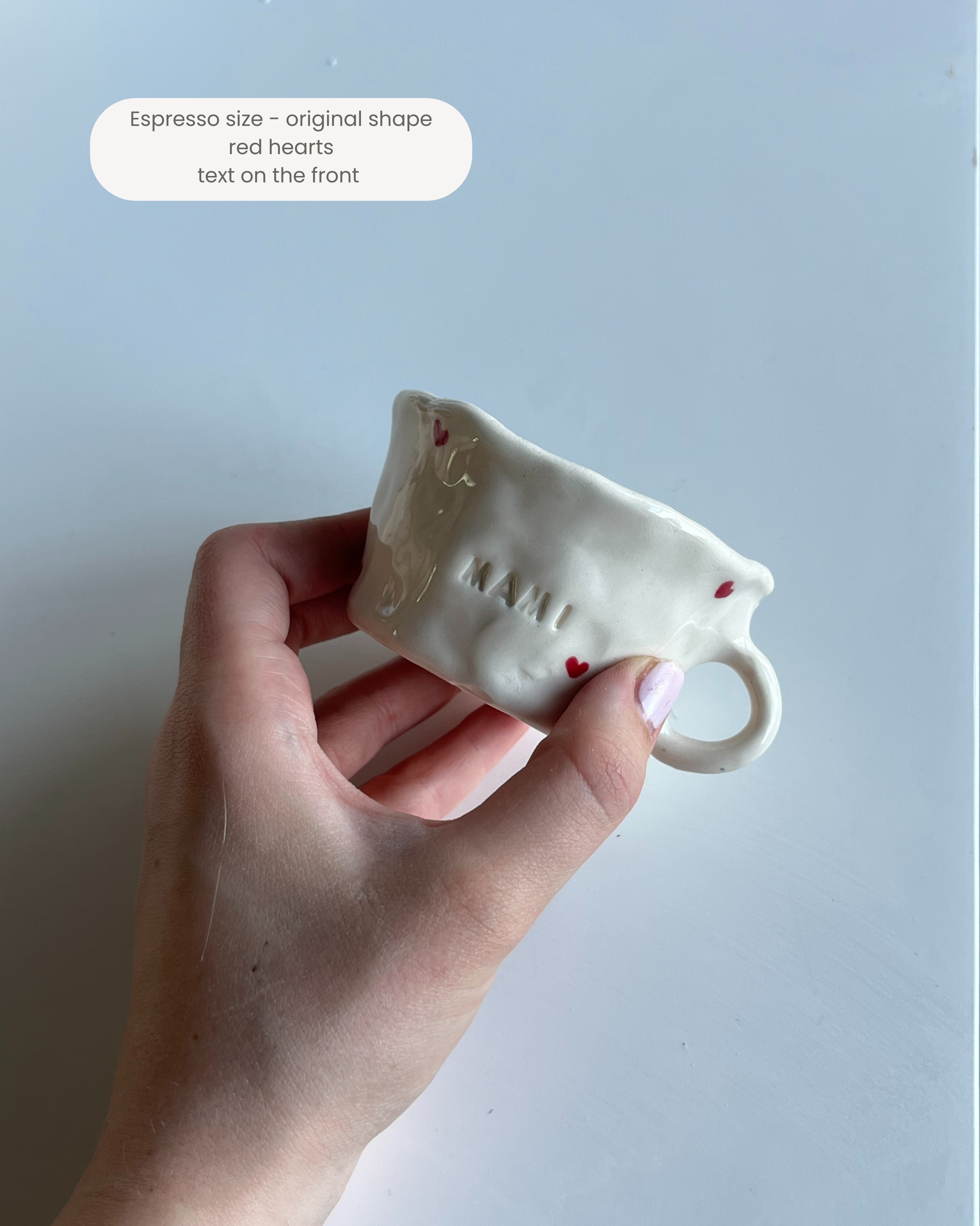 The custom heart mug