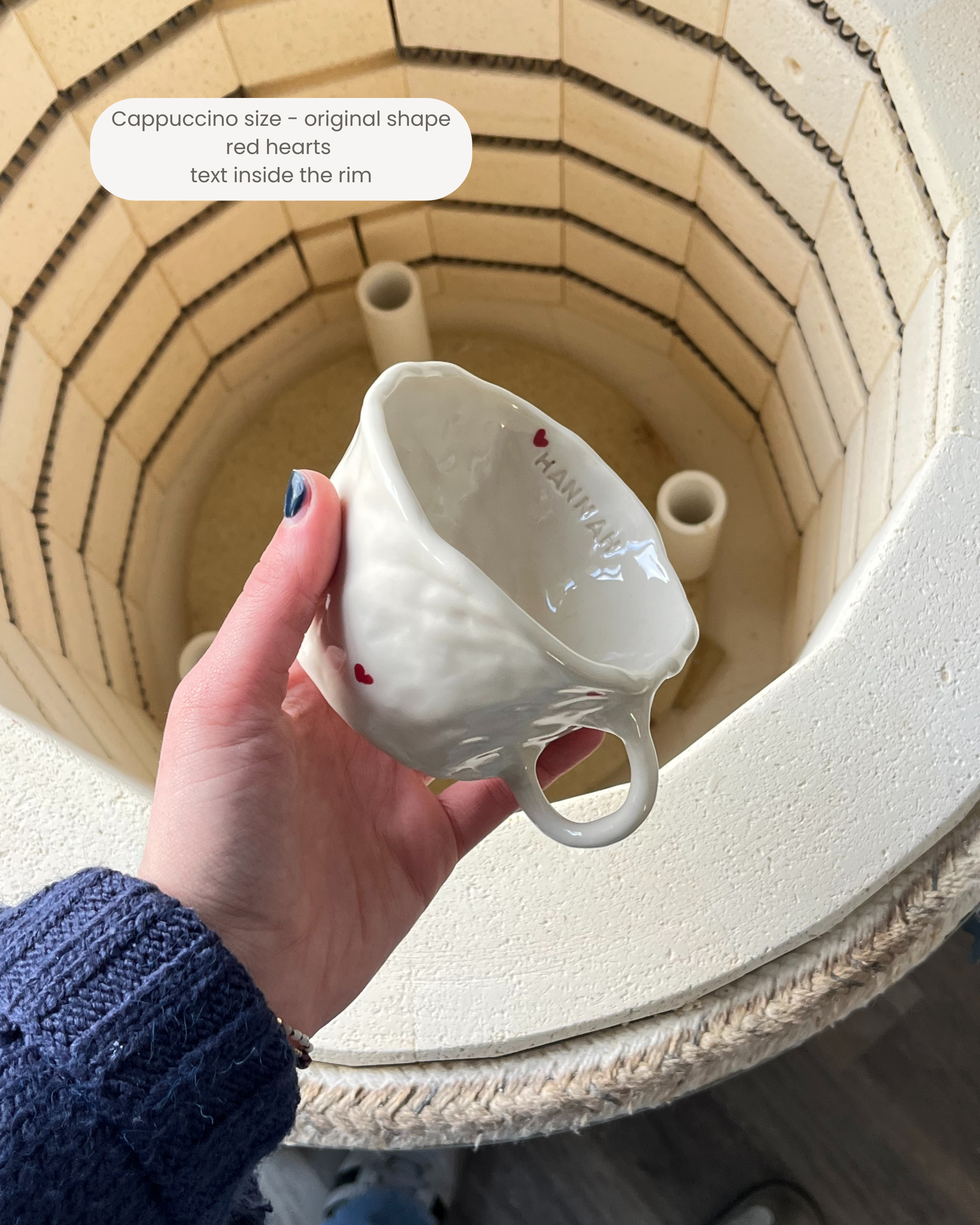 The custom heart mug