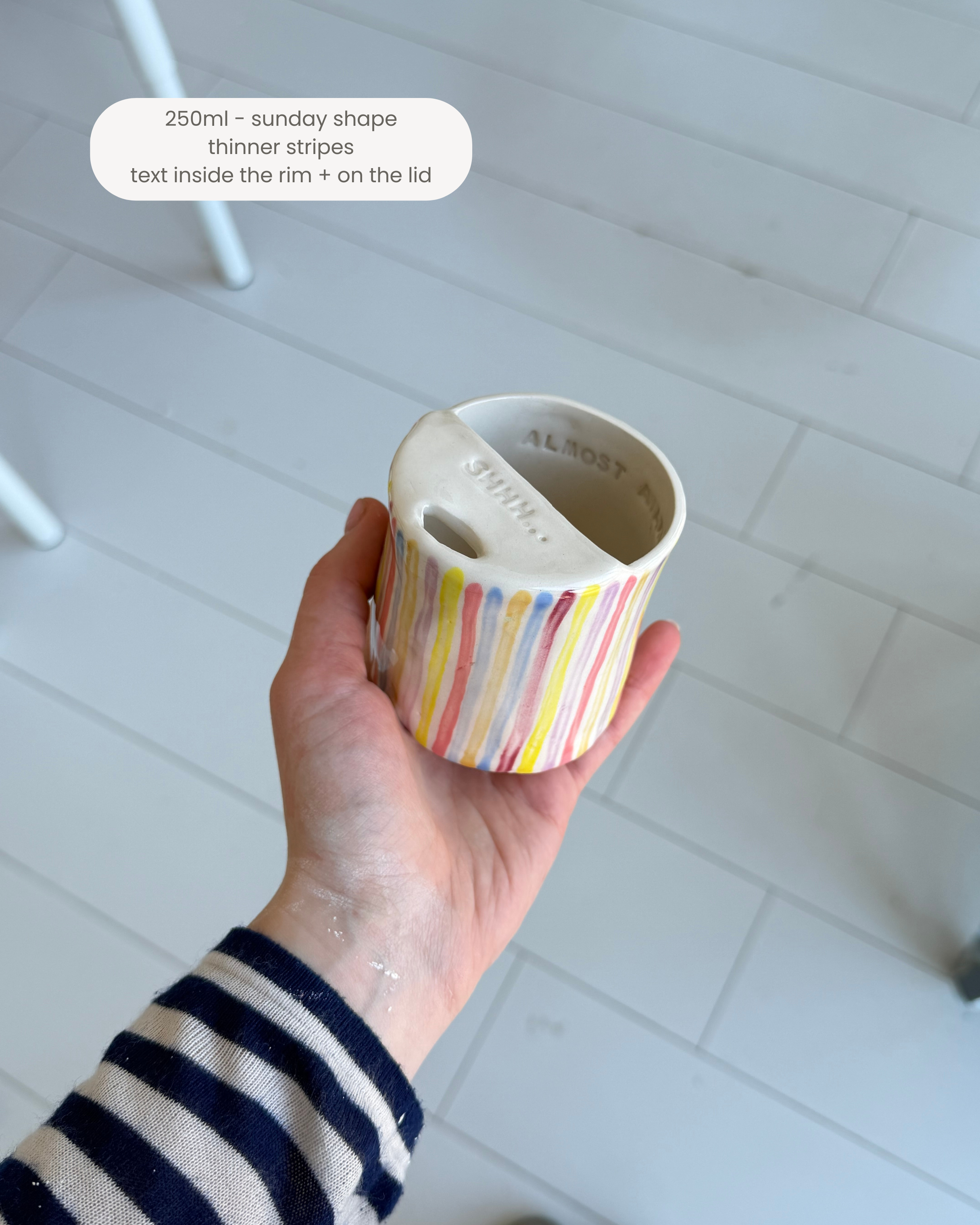 Rainbow Custom Travel Mug