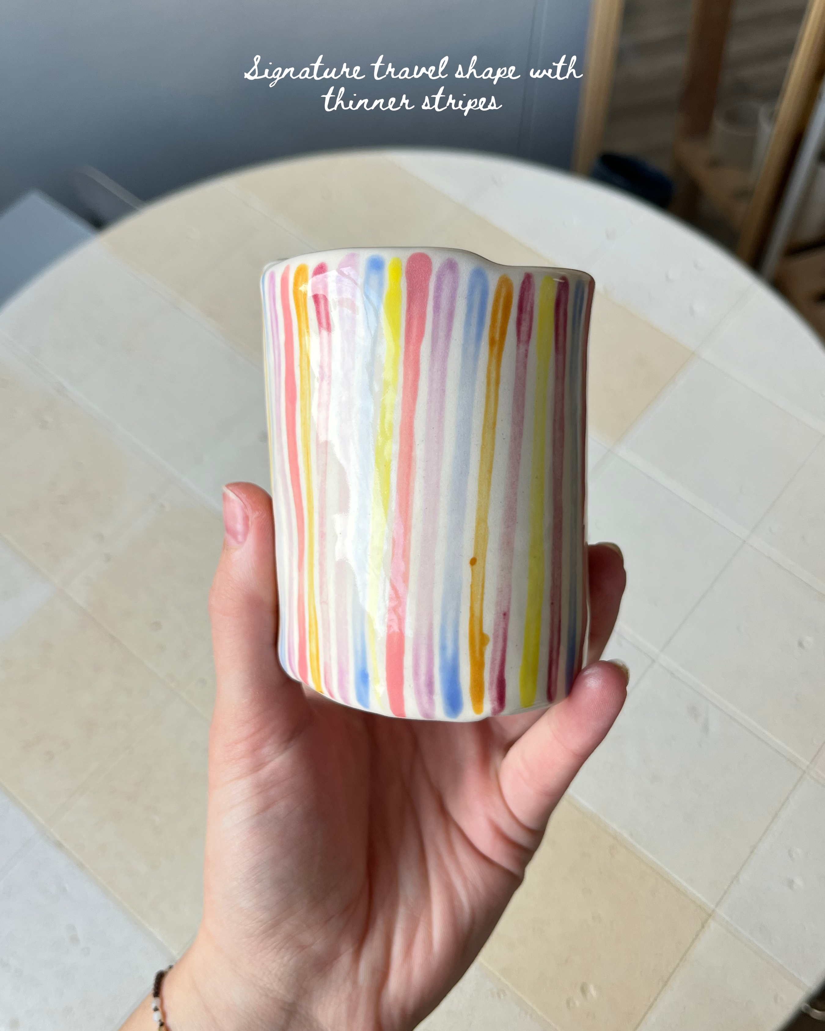 Rainbow Custom Travel Mug