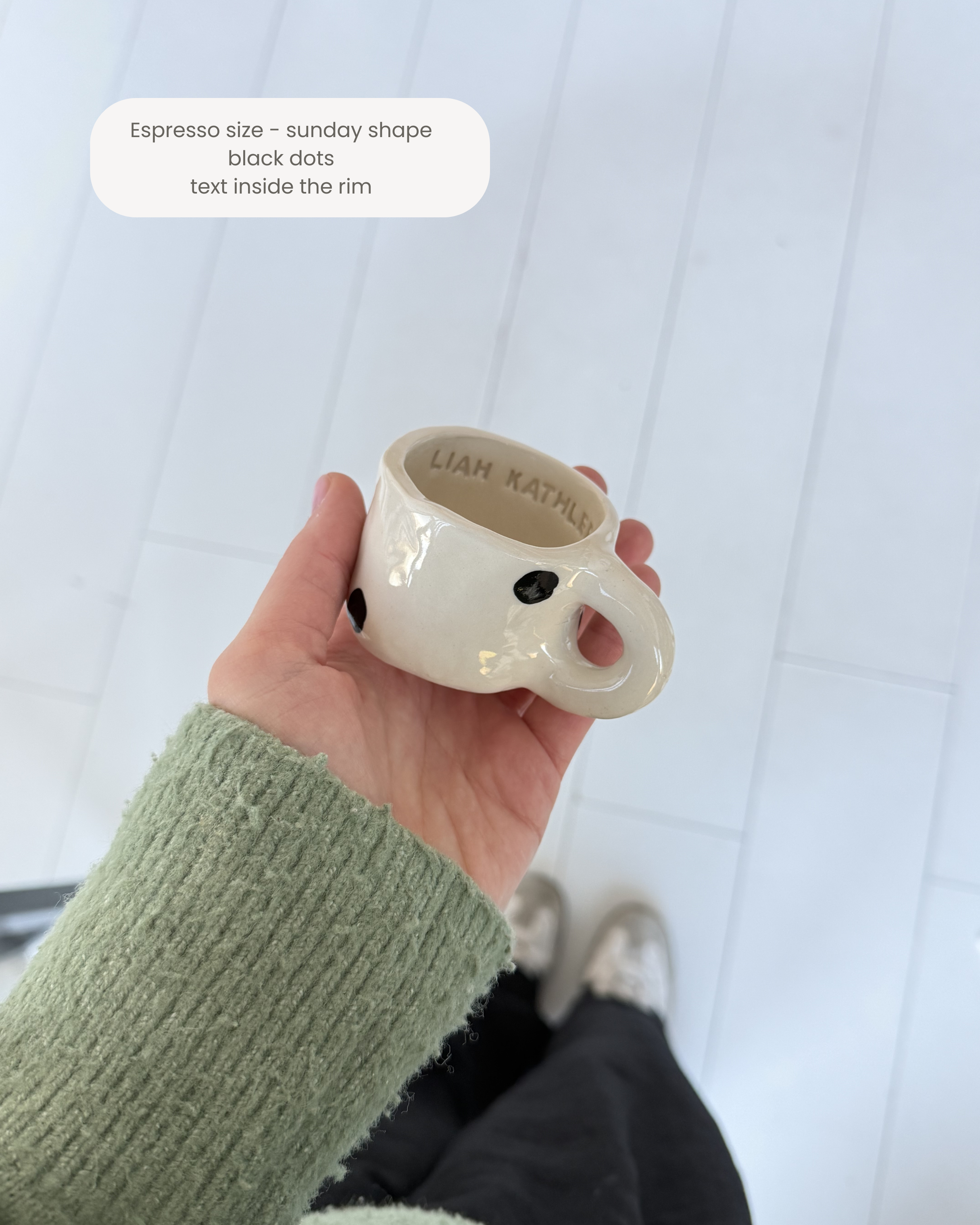 The dotty custom mug