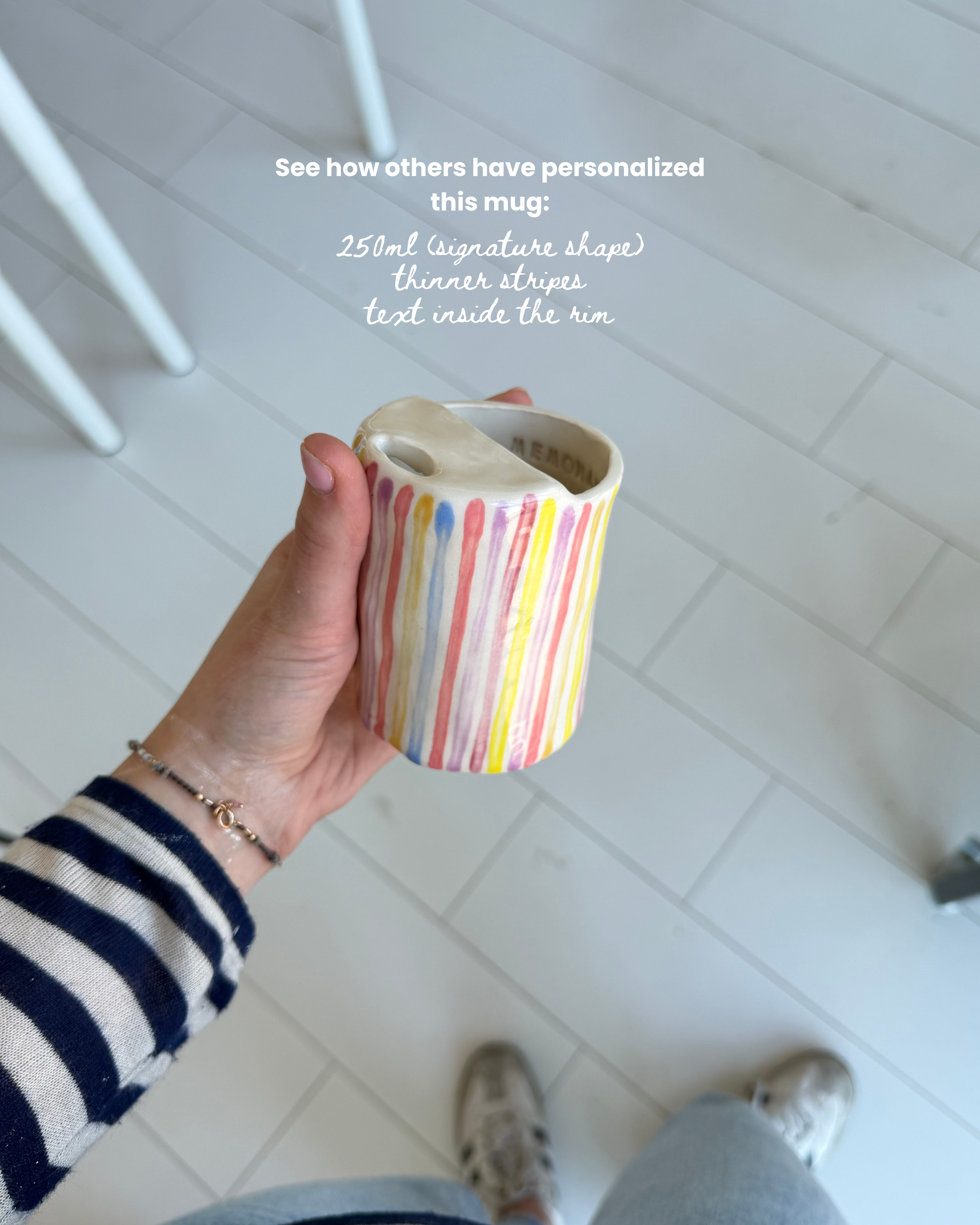 Rainbow Custom Travel Mug