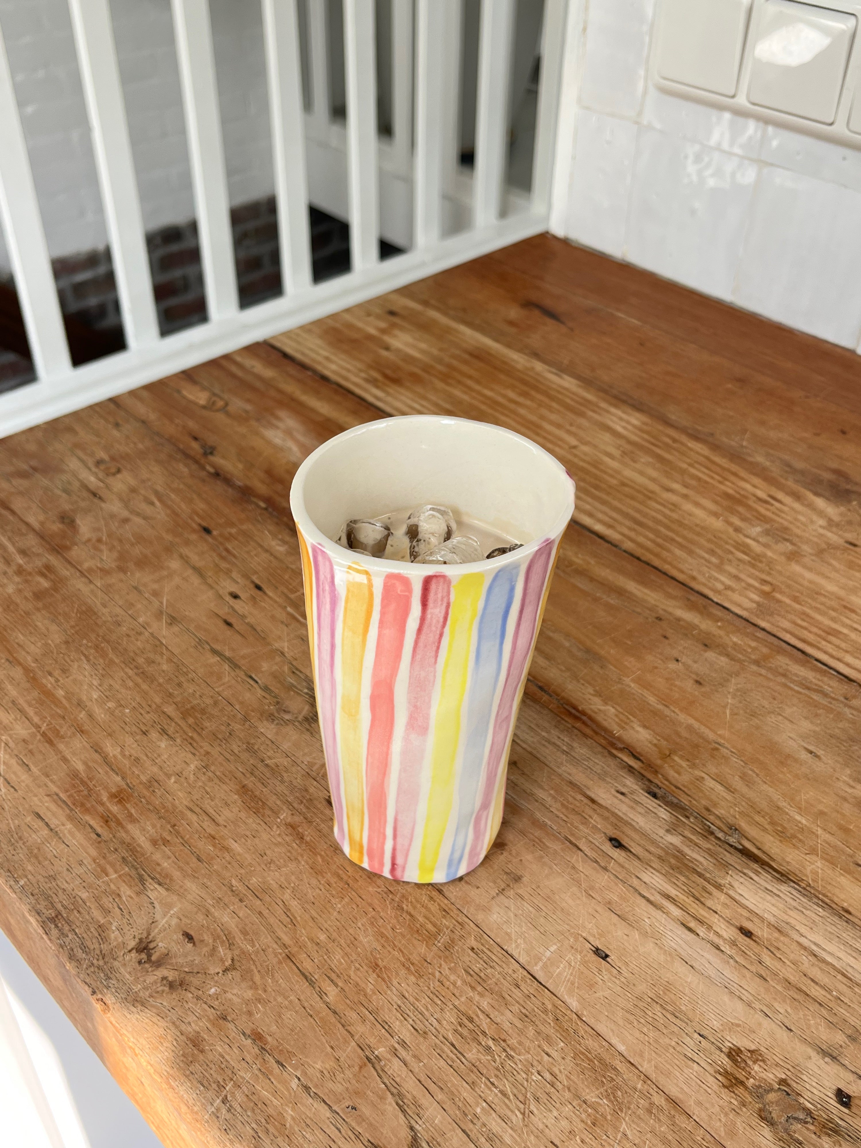 Rainbow Custom Travel Mug