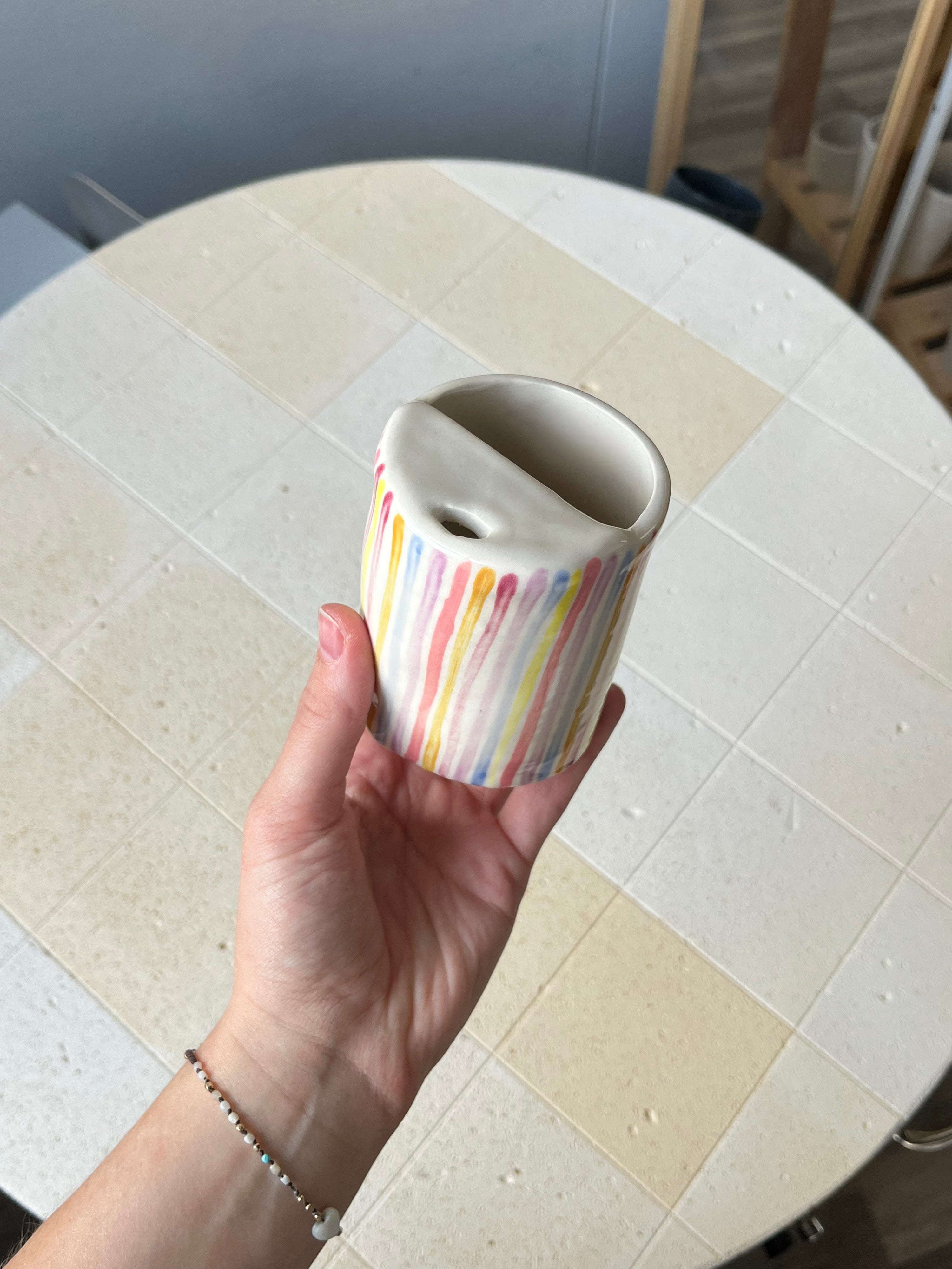 Rainbow Custom Travel Mug