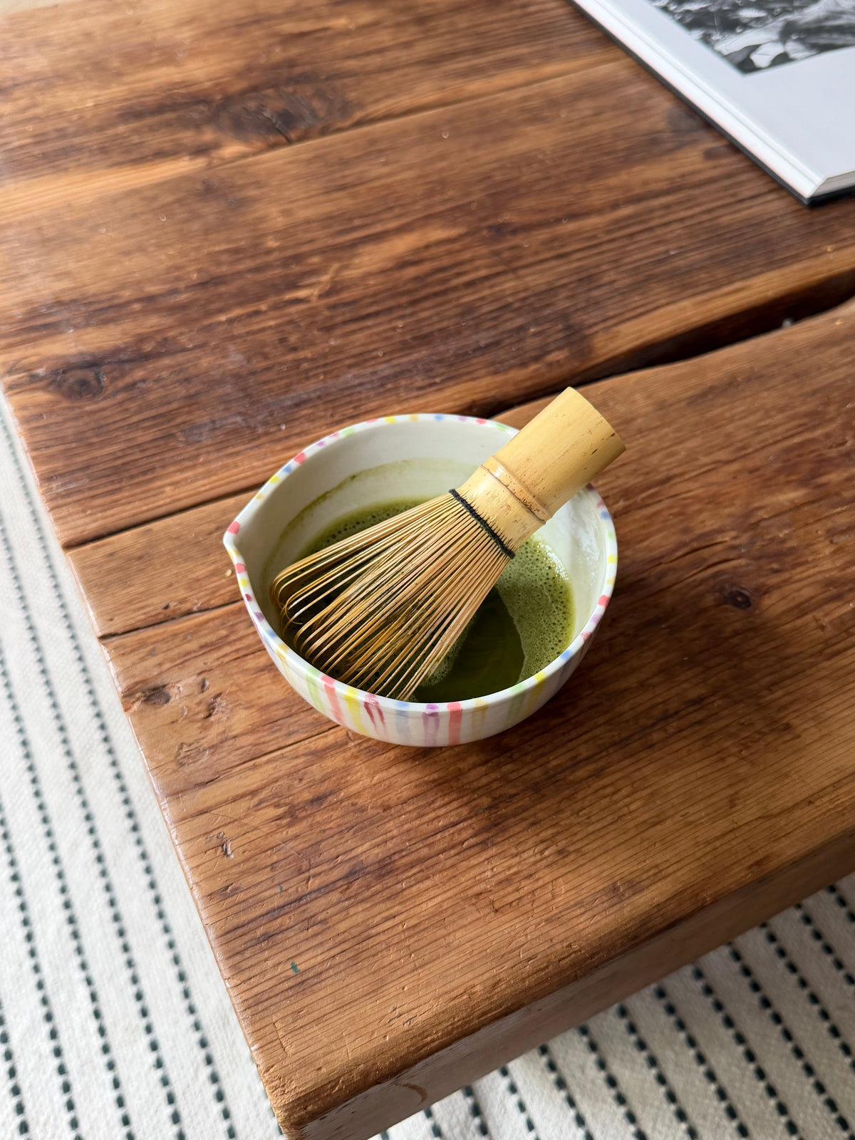 Rainbow matcha bowl