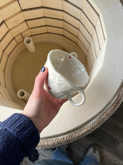 The custom heart mug
