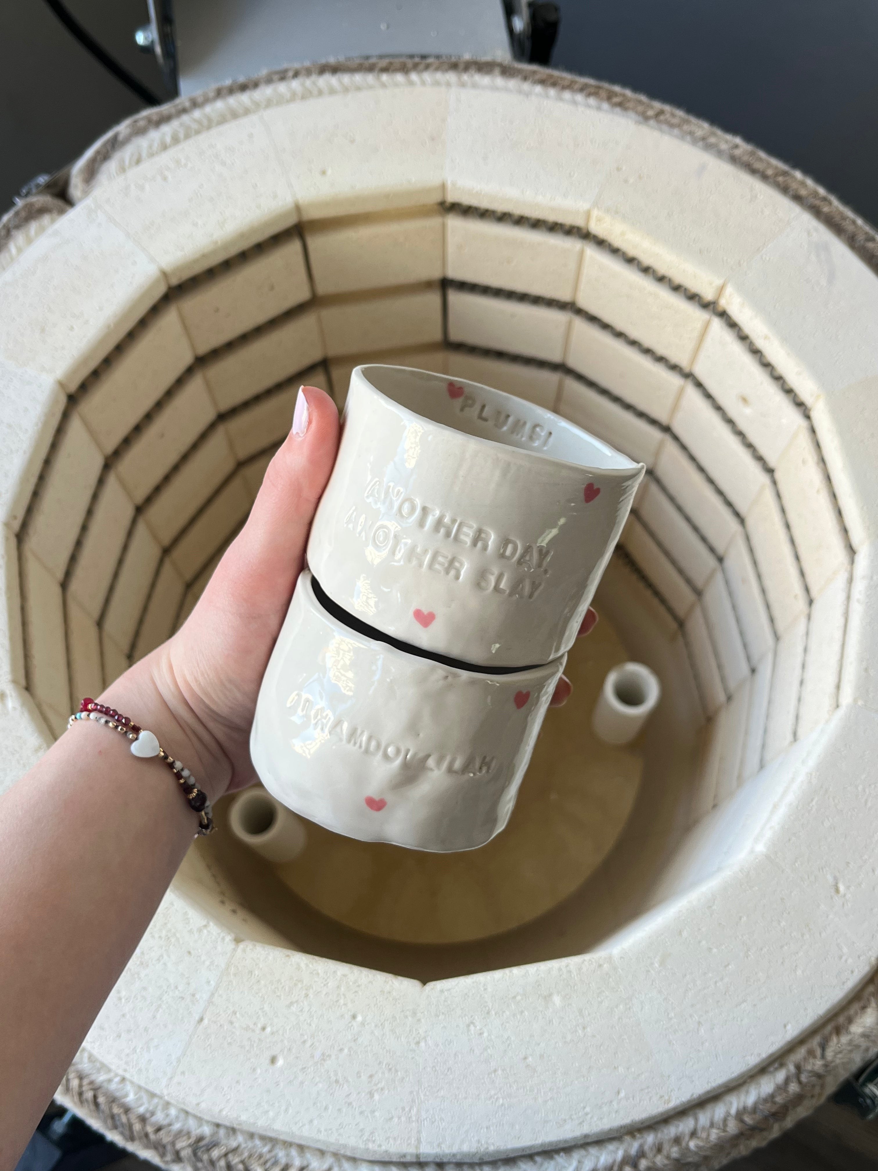 The custom heart mug