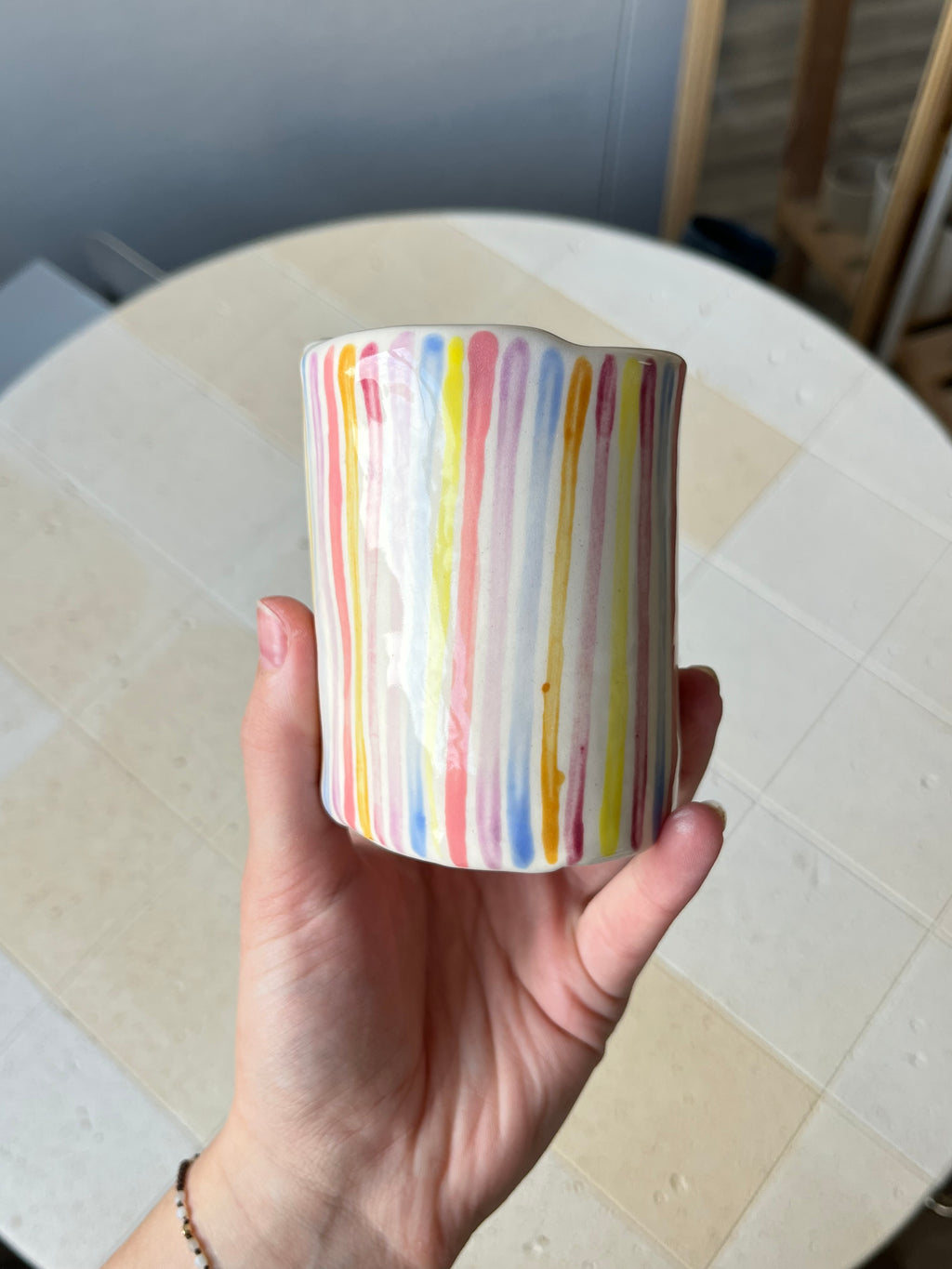 Rainbow Custom Travel Mug