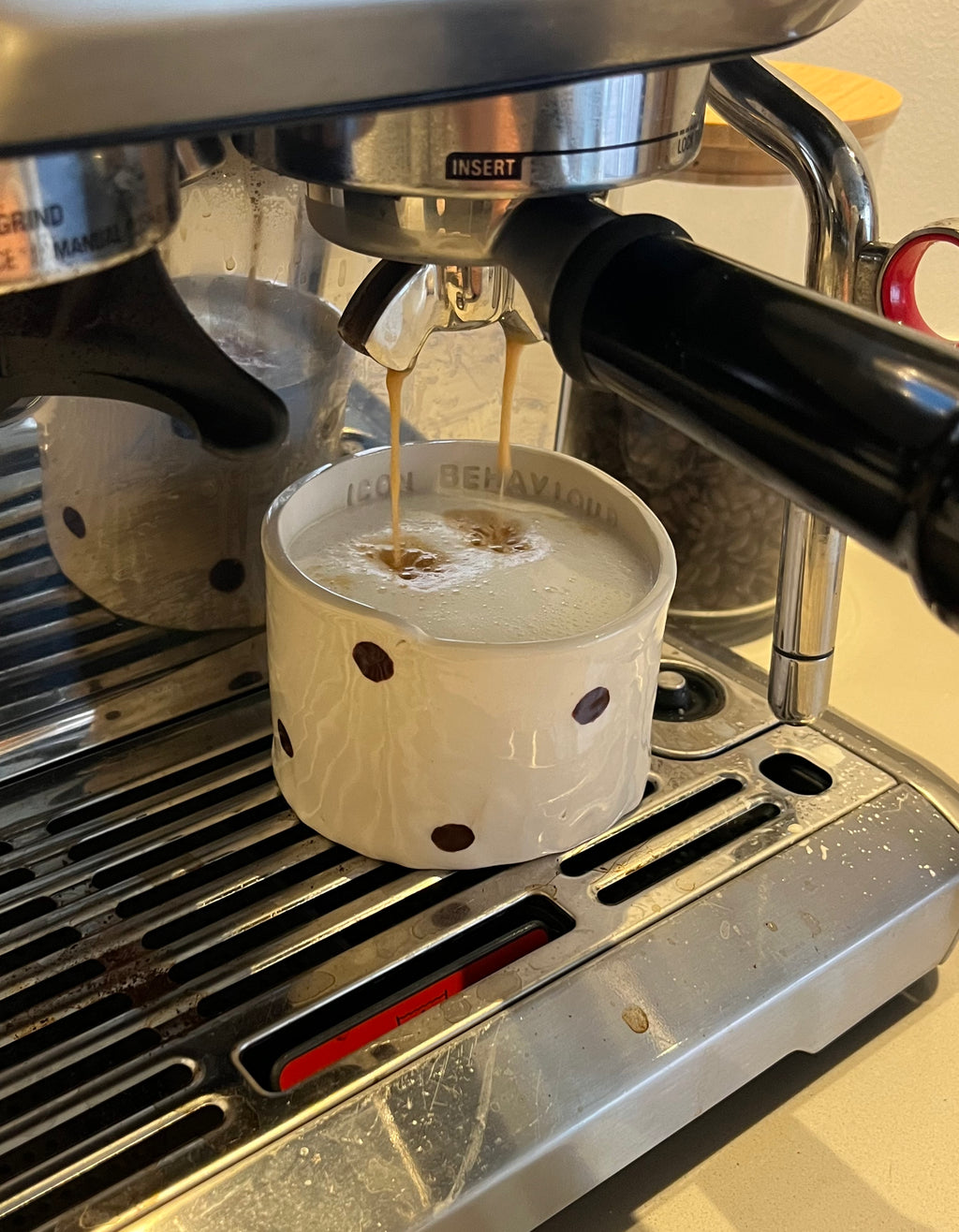 The dotty custom mug