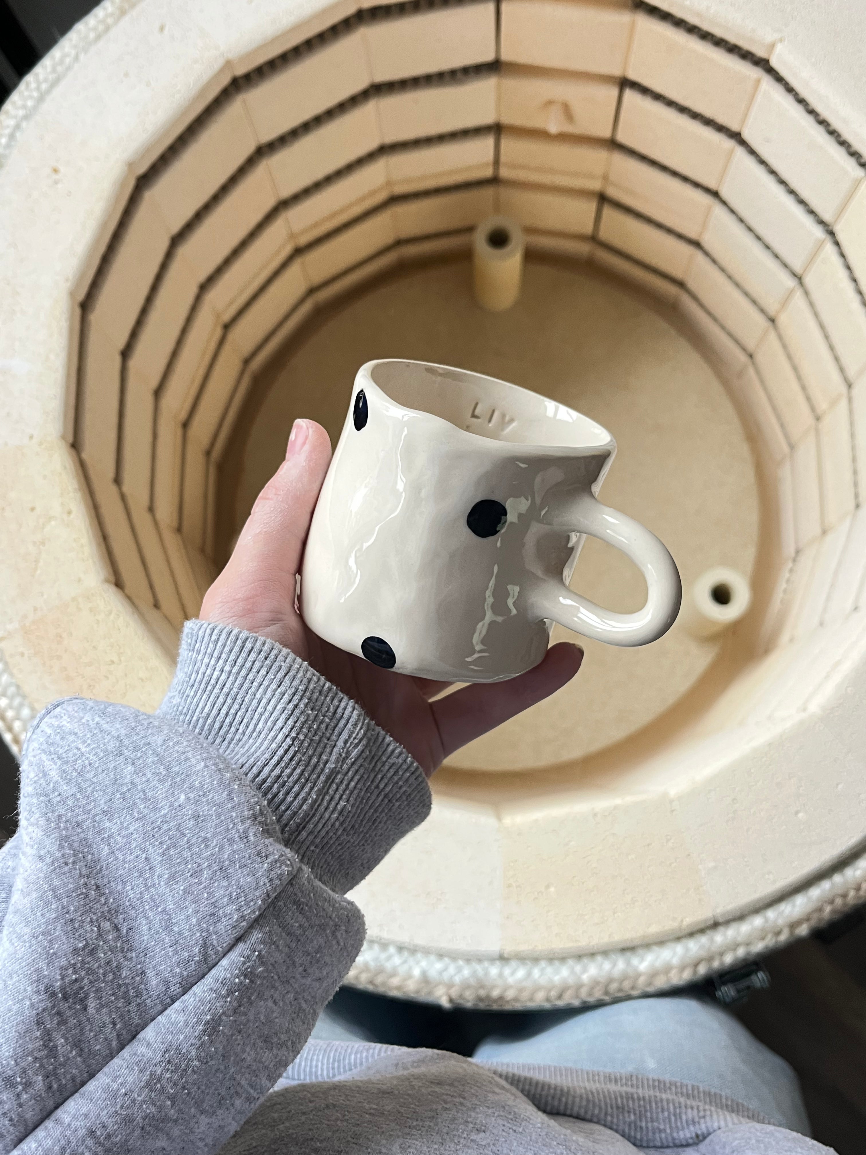 The dotty custom mug