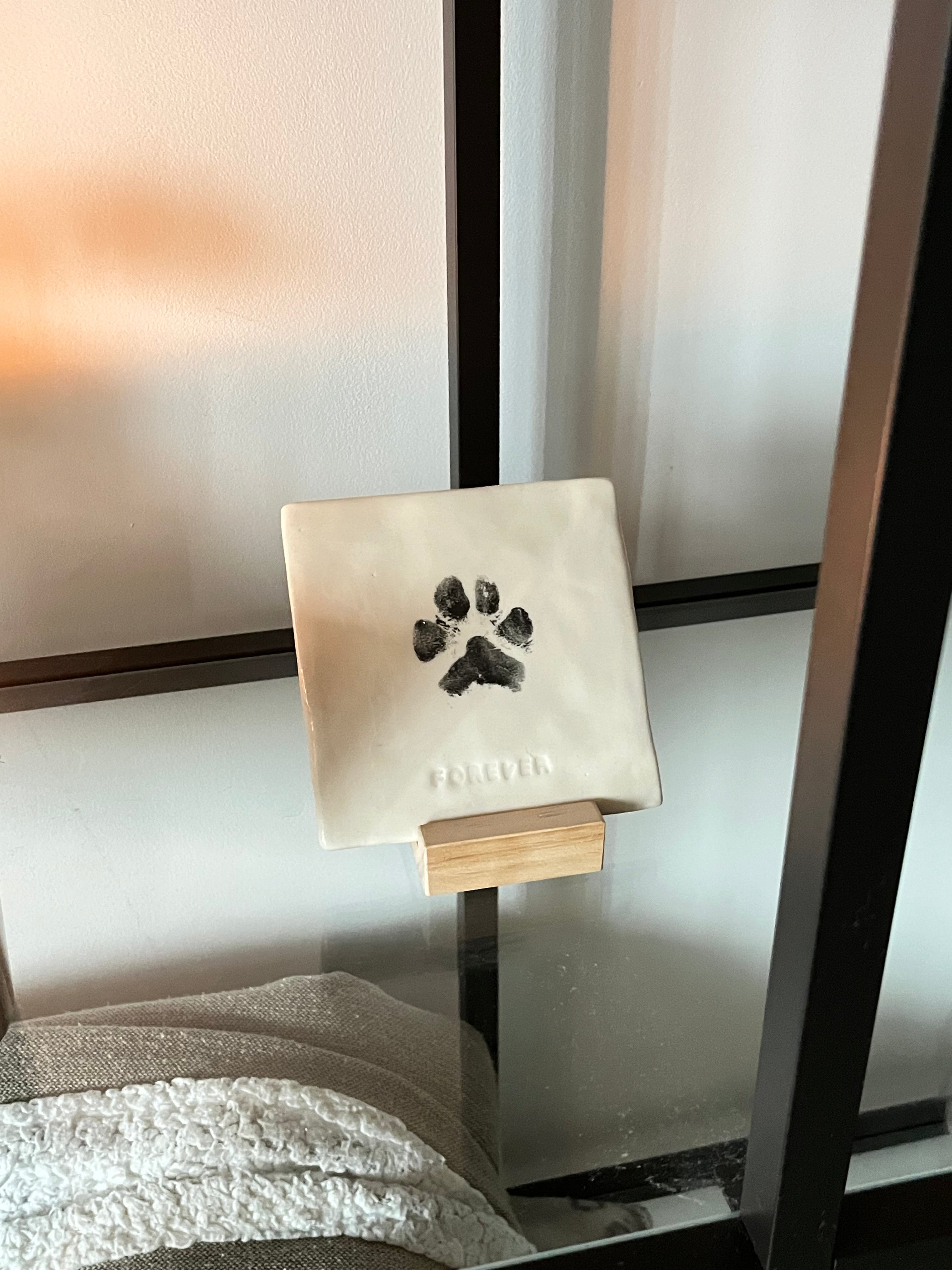 Ps. I love you paw tile