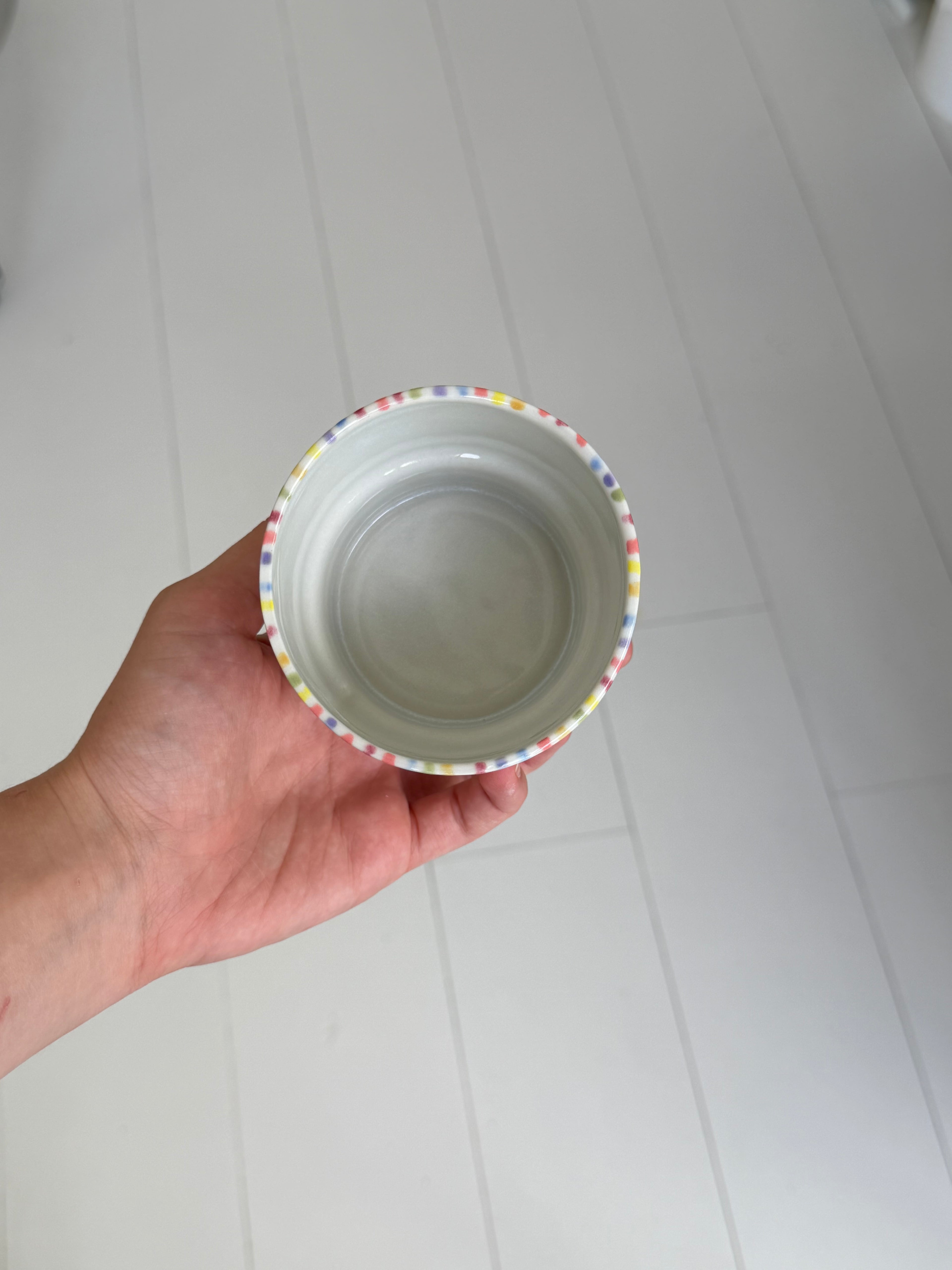 Rainbow stackabel mug - second sale