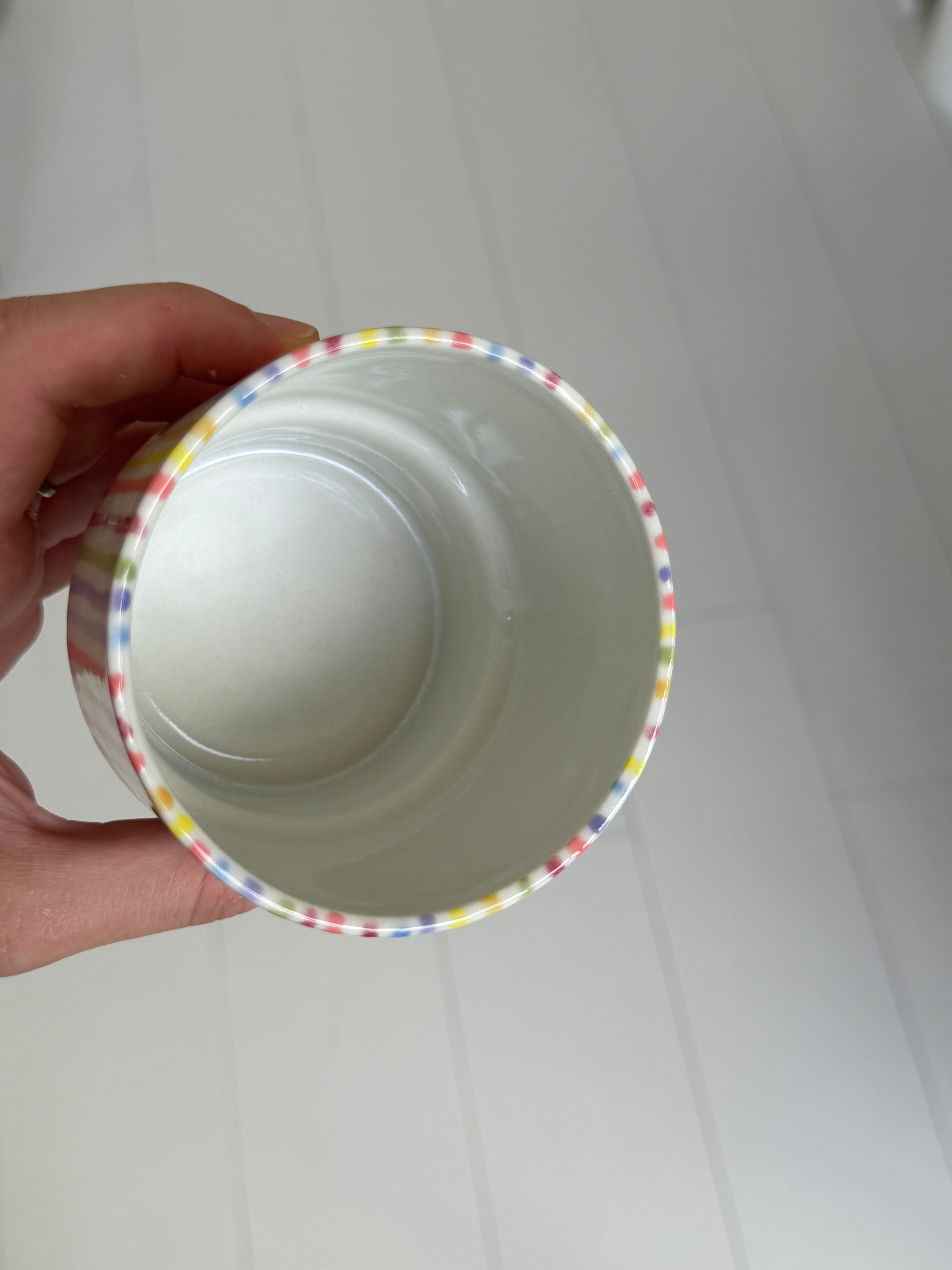 Rainbow stackabel mug - second sale