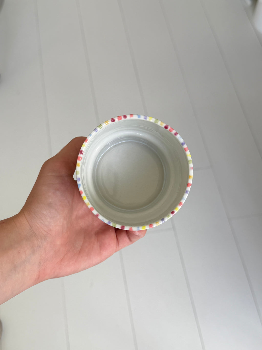 Rainbow stackabel mug - second sale