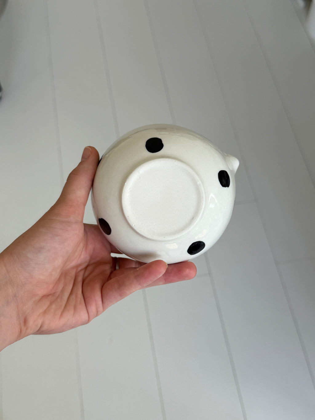 Dotty matcha bowl - second sale