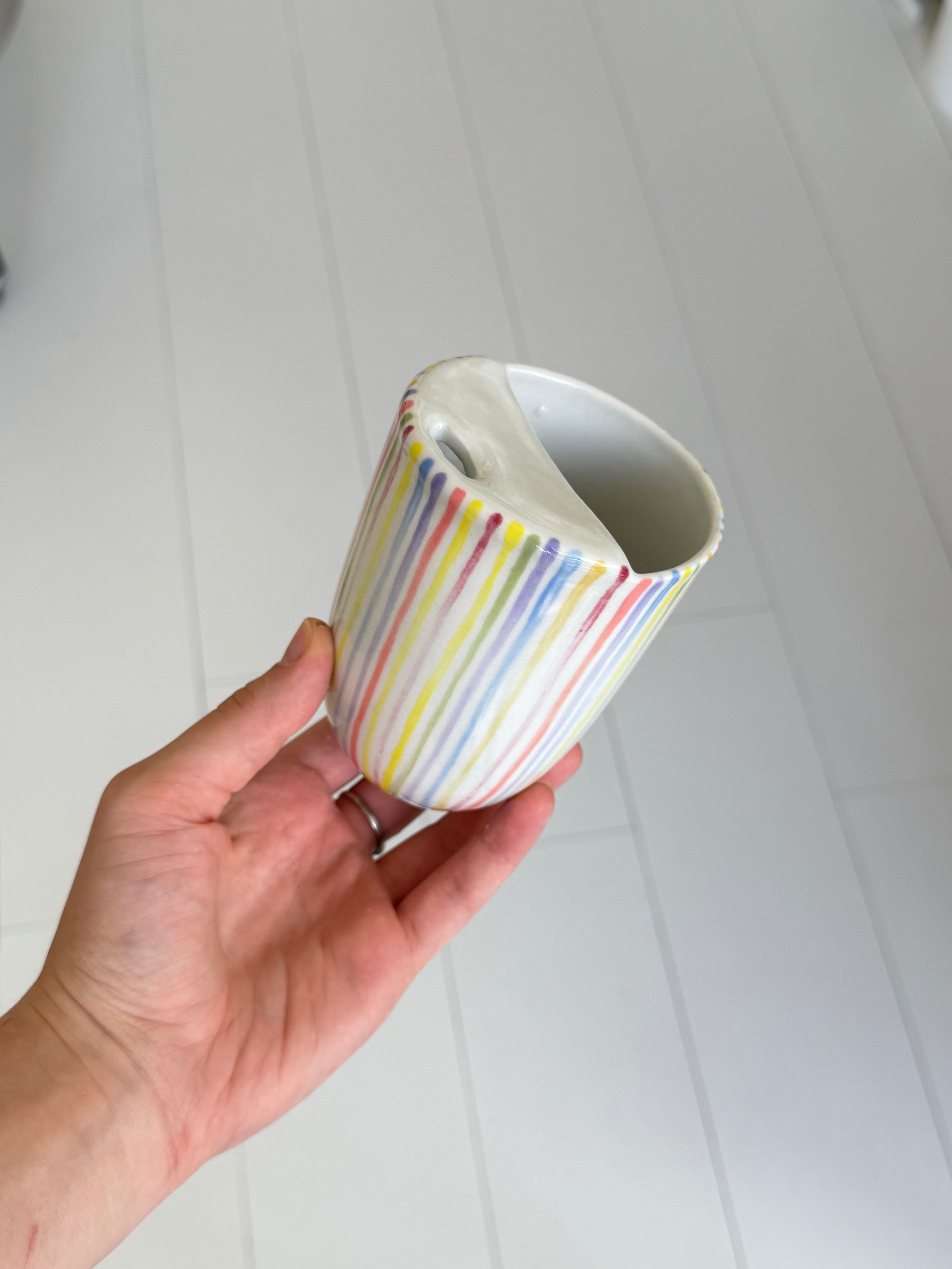 Rainbow travel mug - second sale