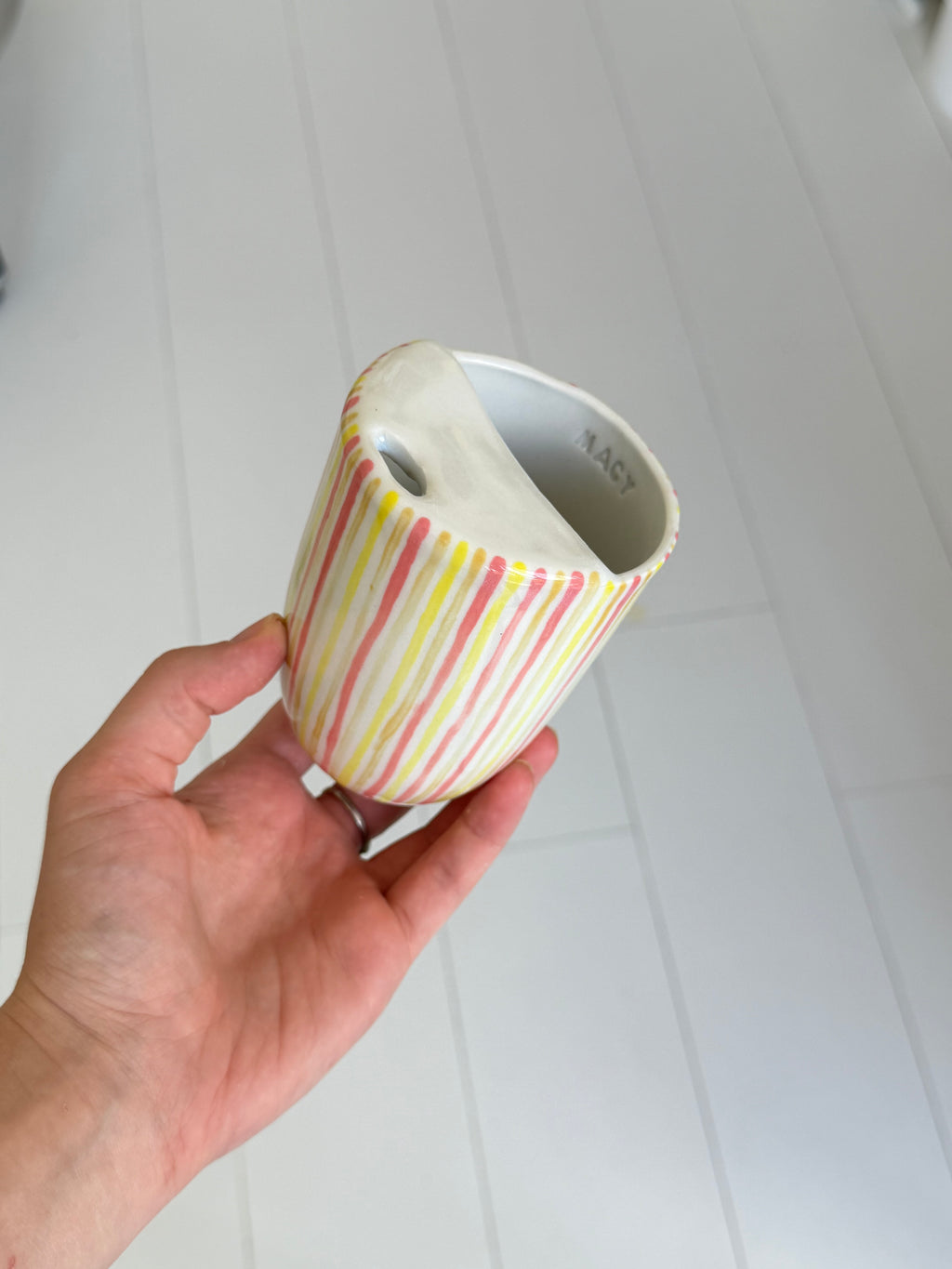 Rainbow travel mug - second sale