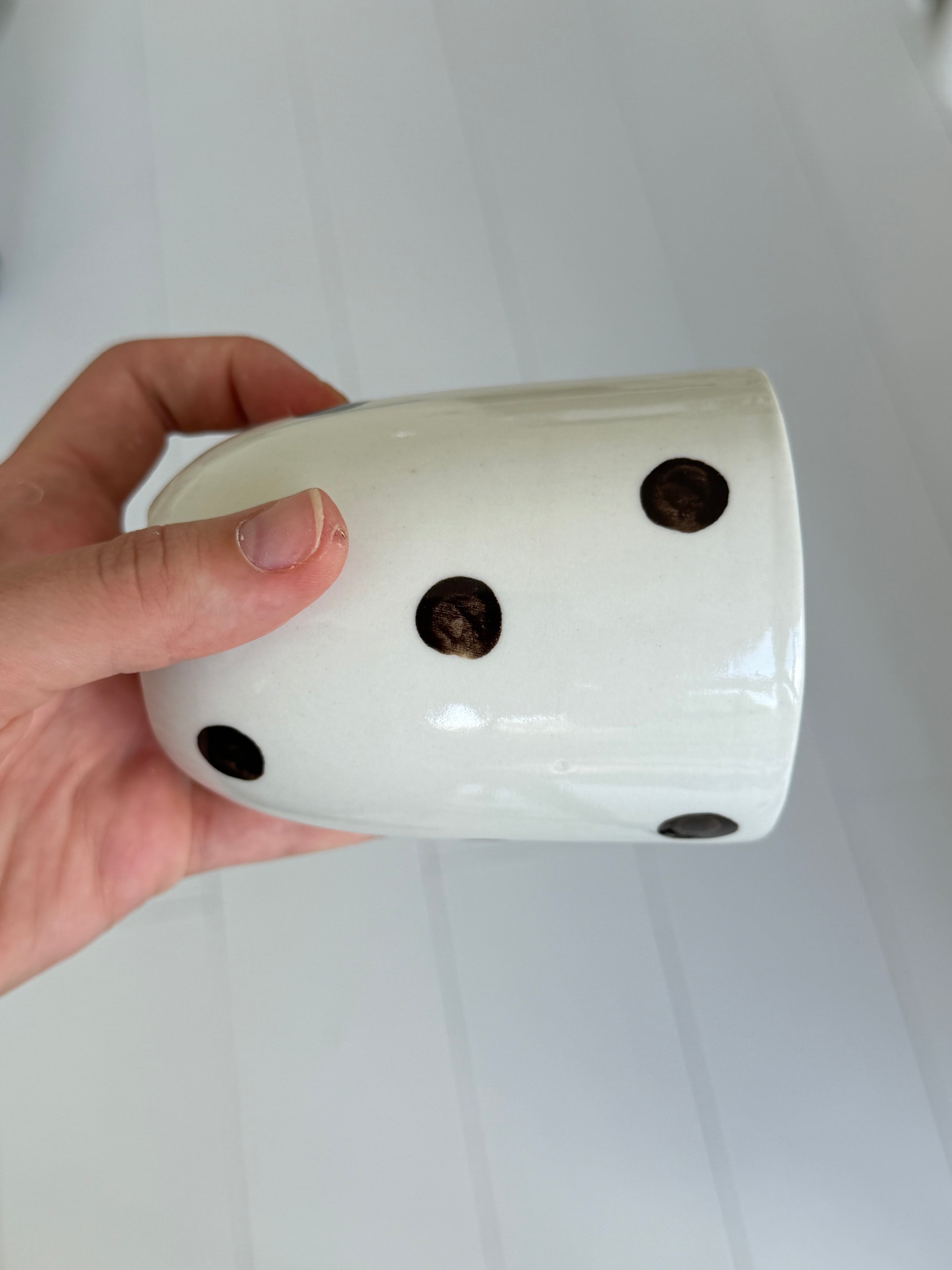 Dotty mug - second sale
