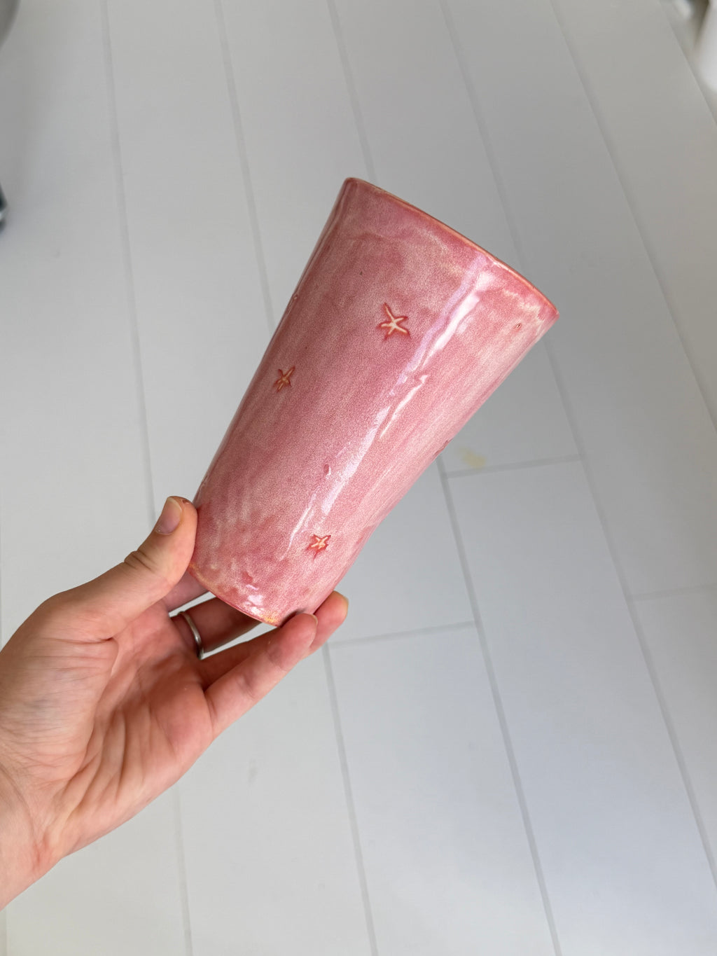 Stargazer iced coffee mug - second sale