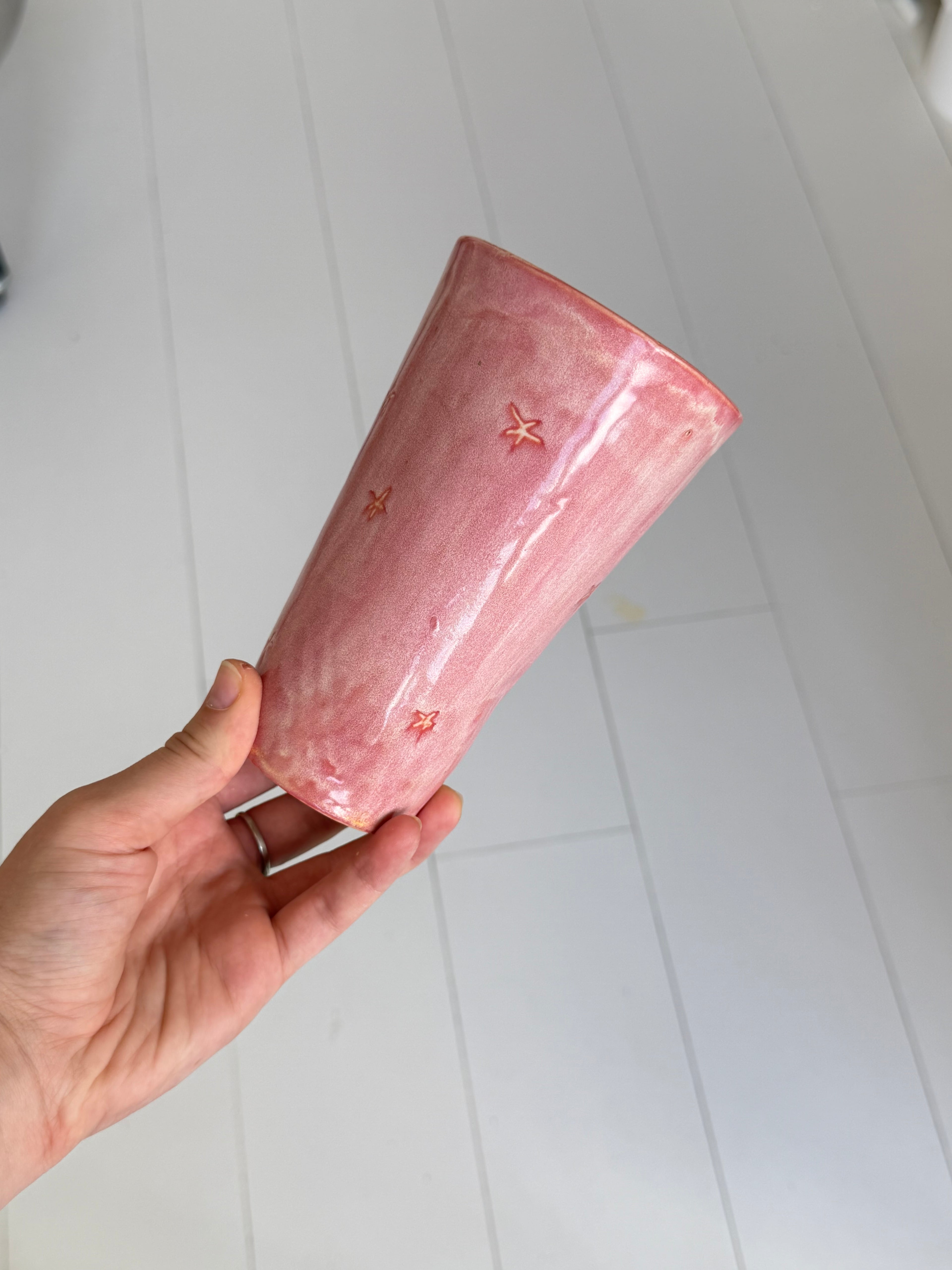 Stargazer iced coffee mug - second sale