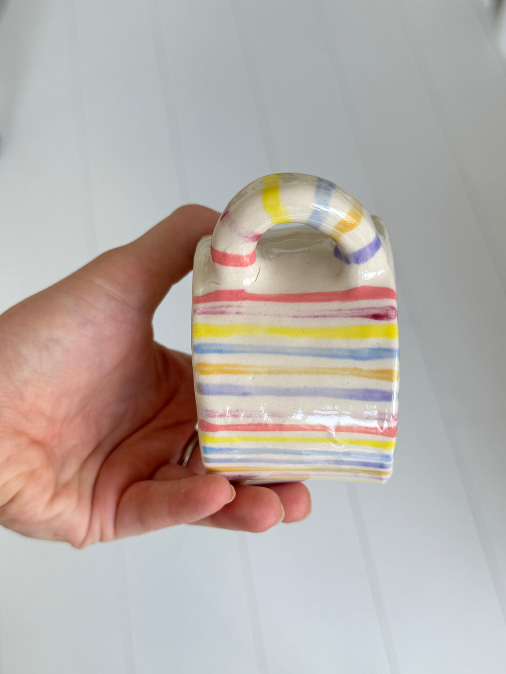 Rainbow sunday mug - second sale