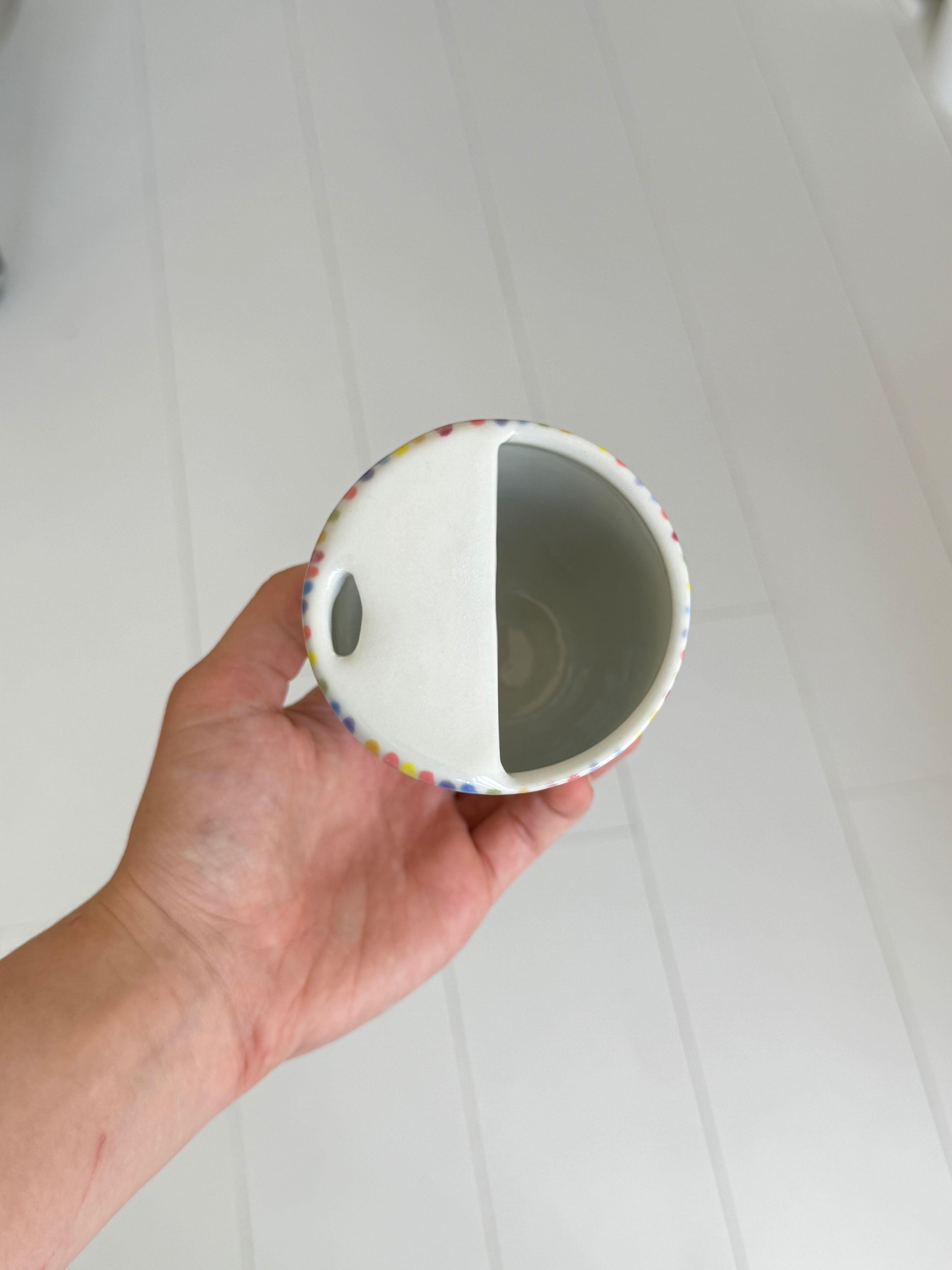 Rainbow travel mug - second sale