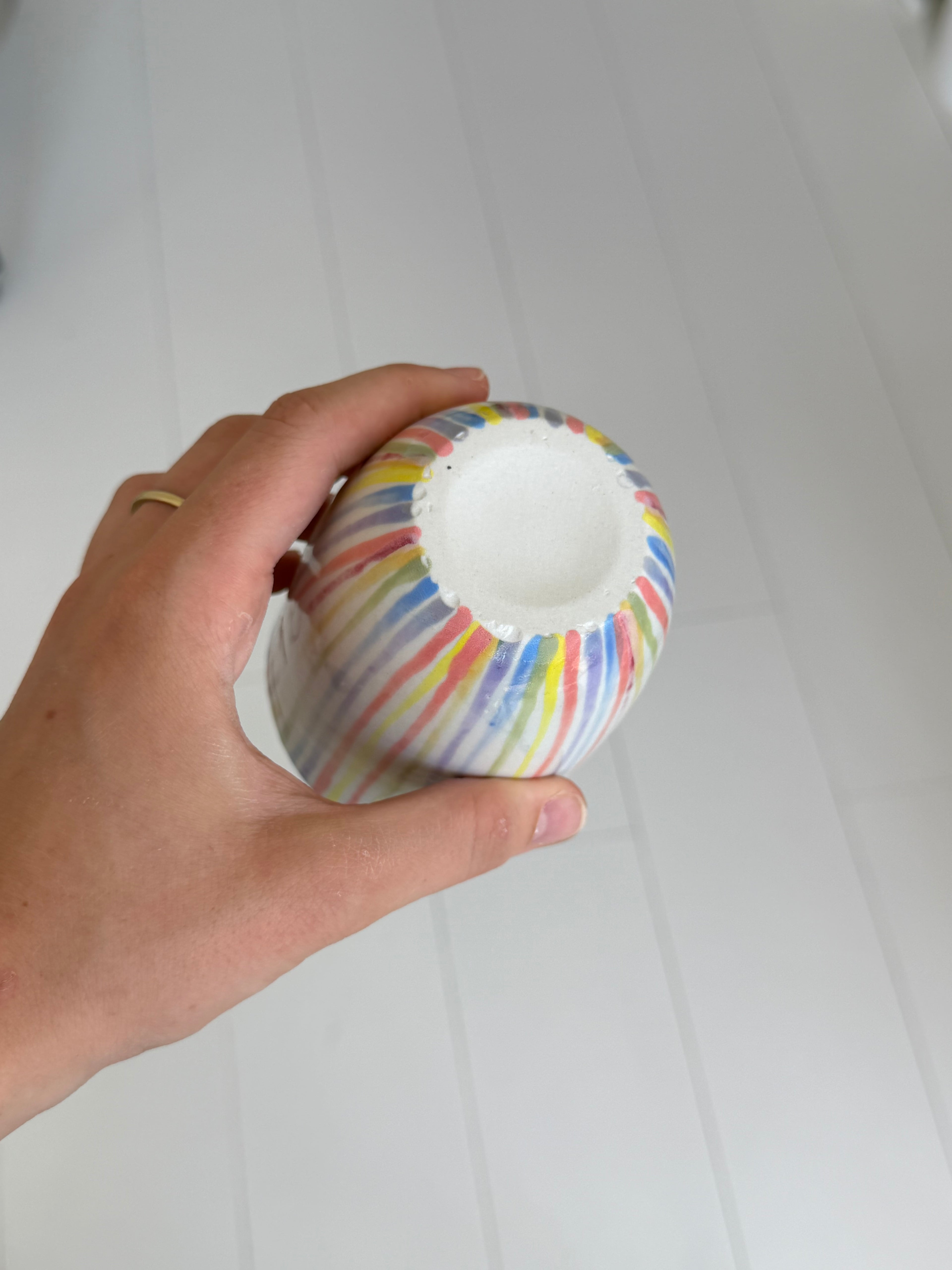 Rainbow travel mug - second sale