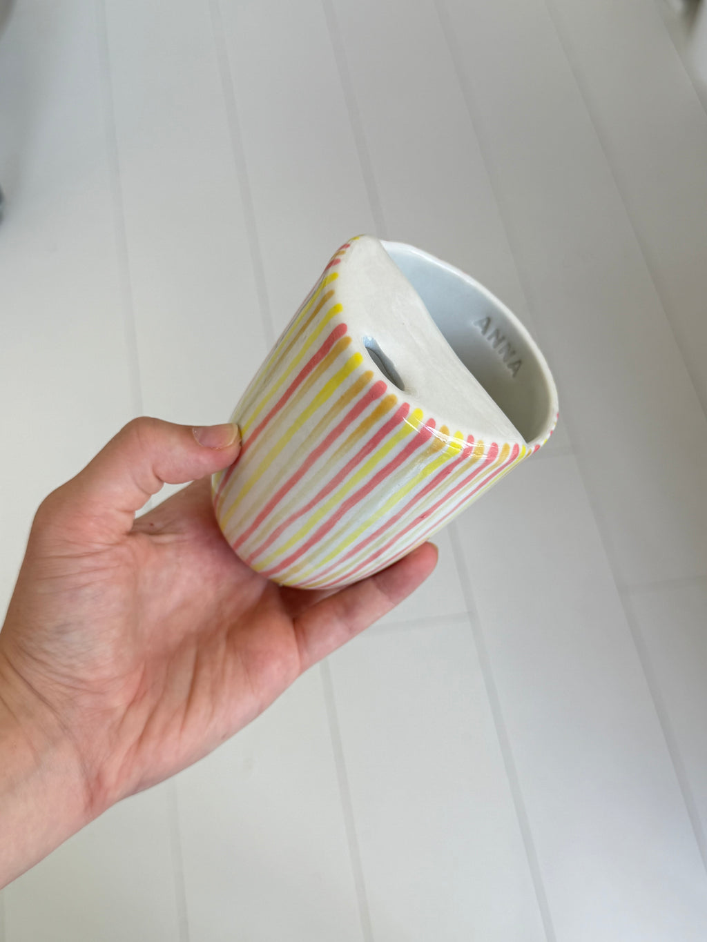Rainbow travel mug - second sale