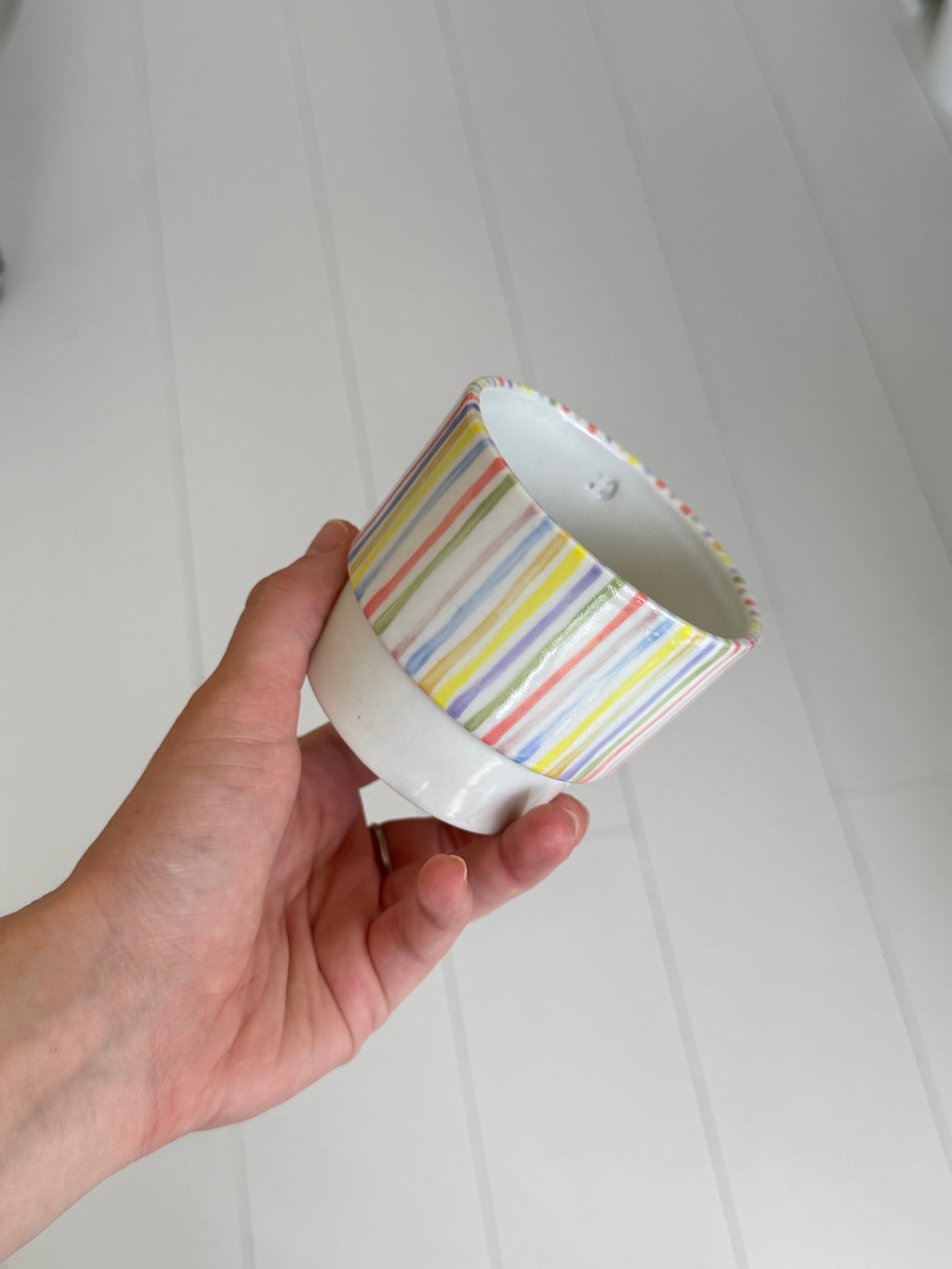 Rainbow stackable mug - second sale