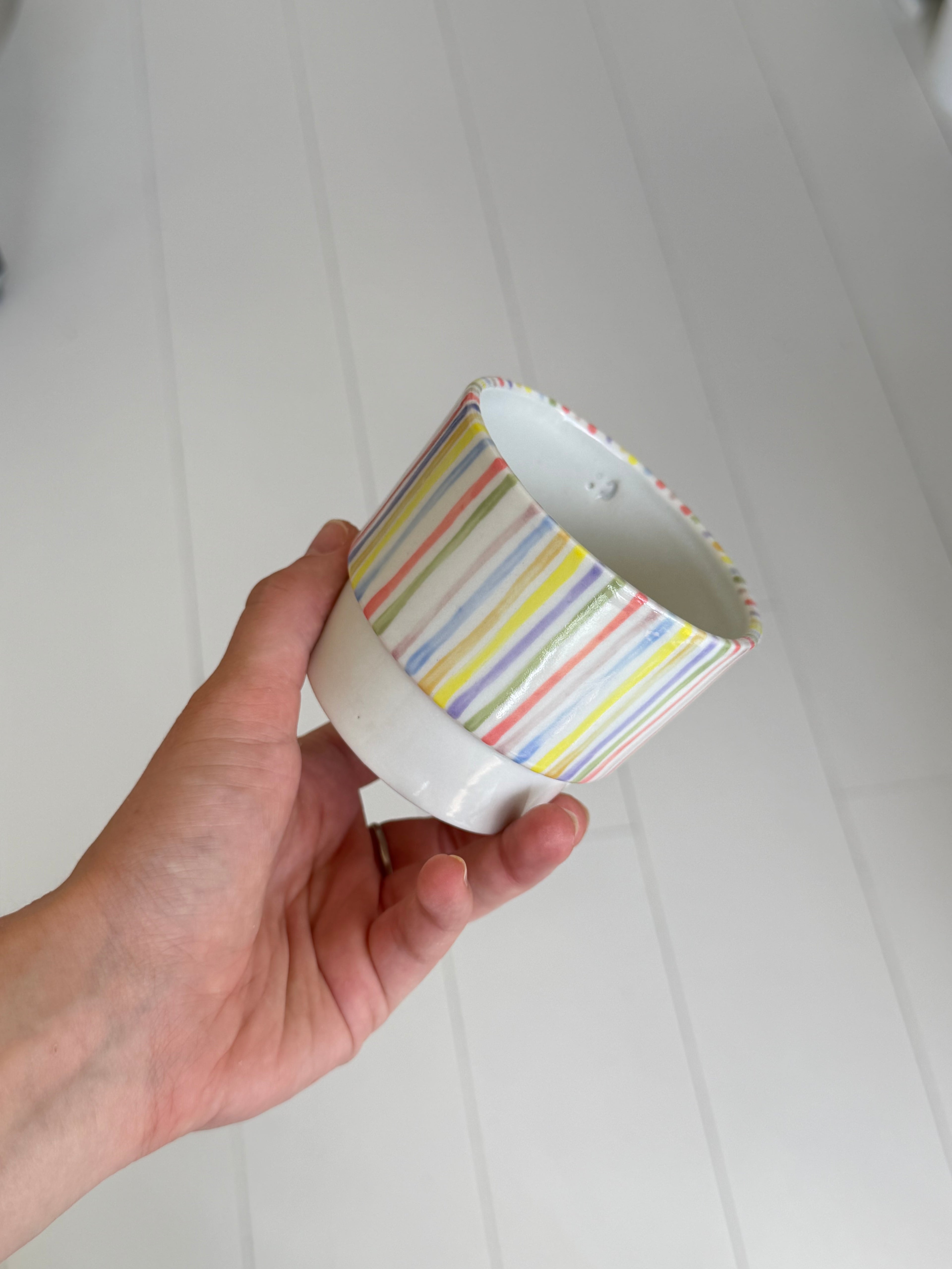 Rainbow stackable mug - second sale