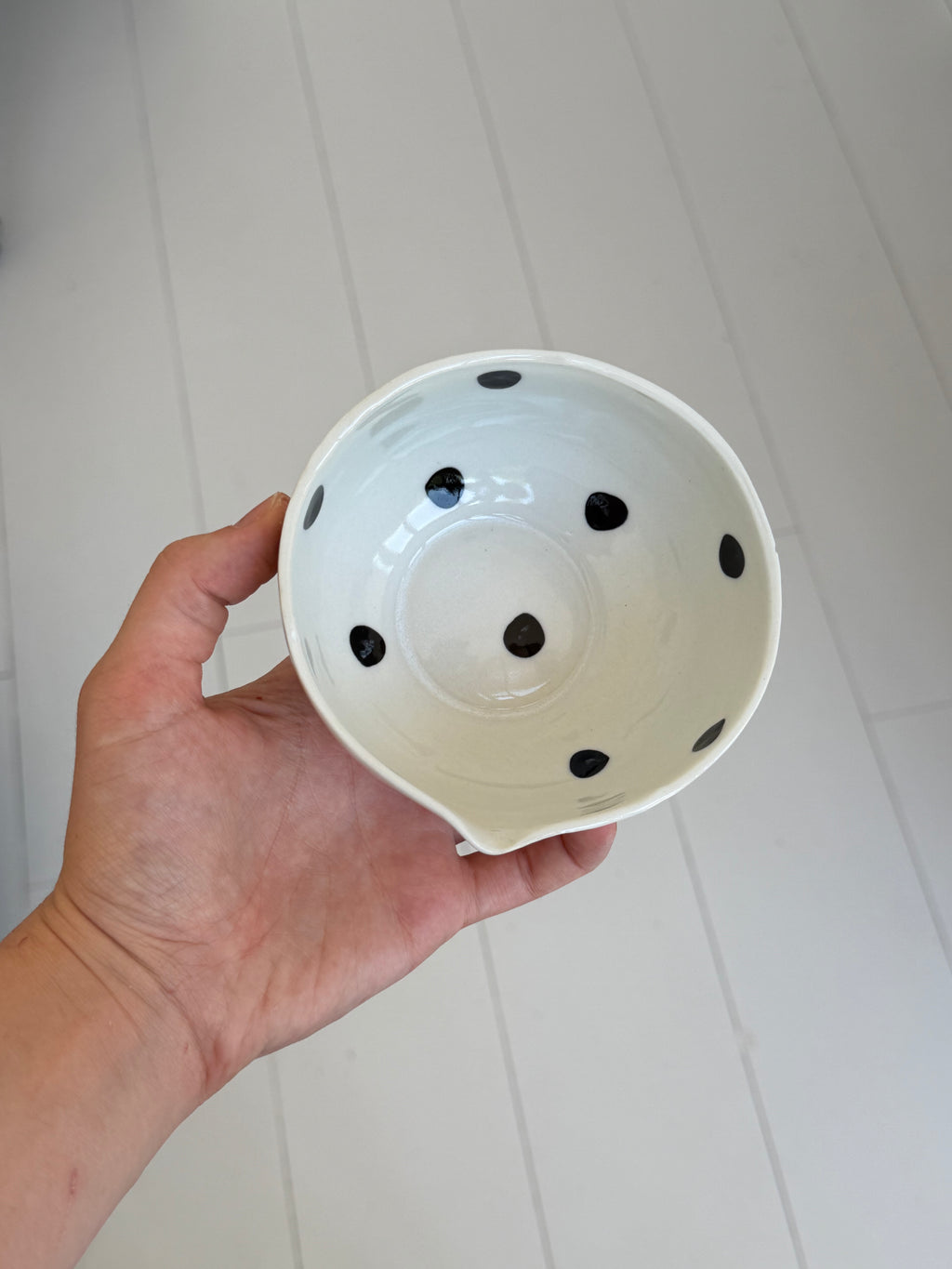 Dotty matcha bowl - second sale