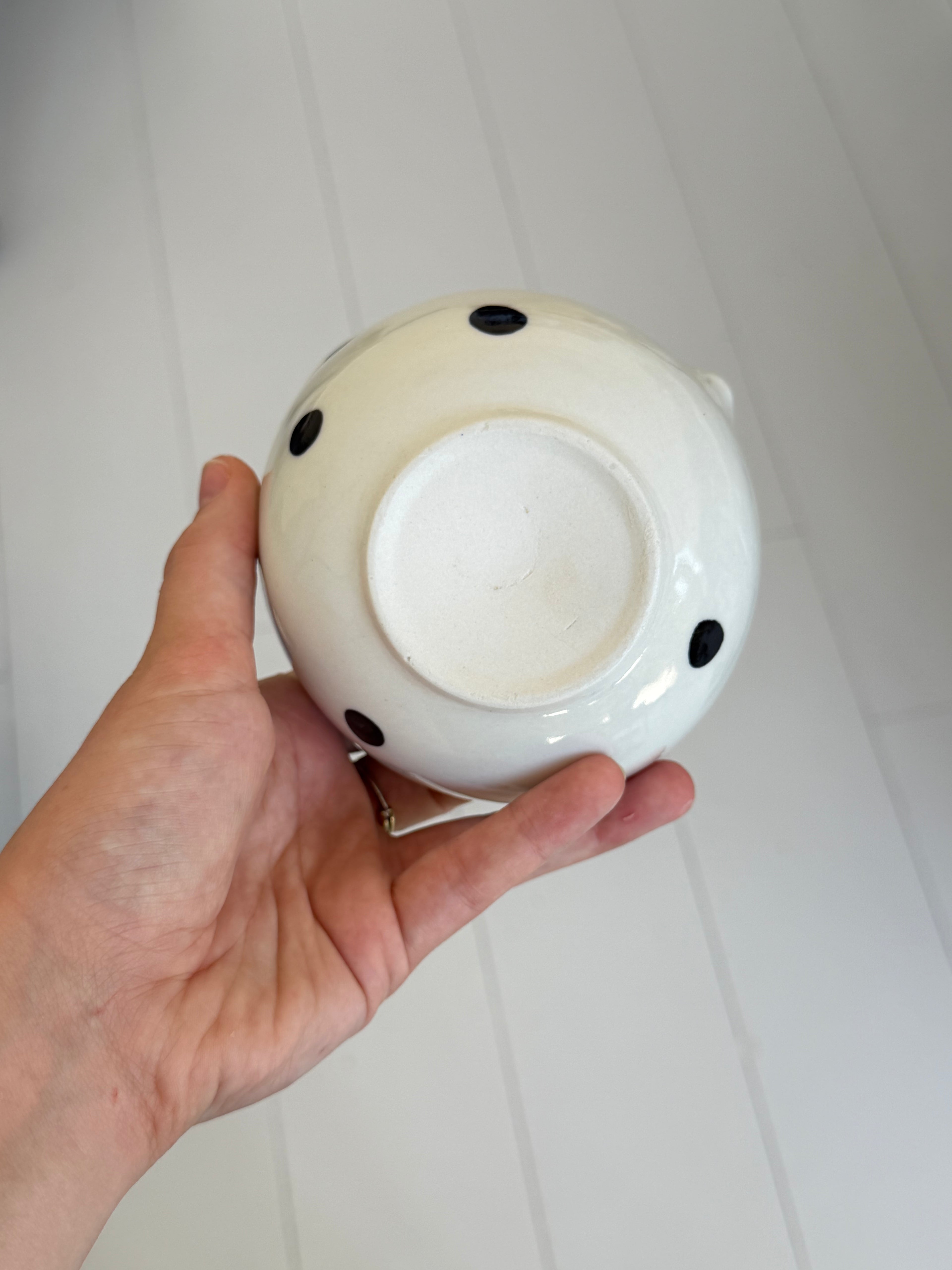Dotty matcha bowl - second sale