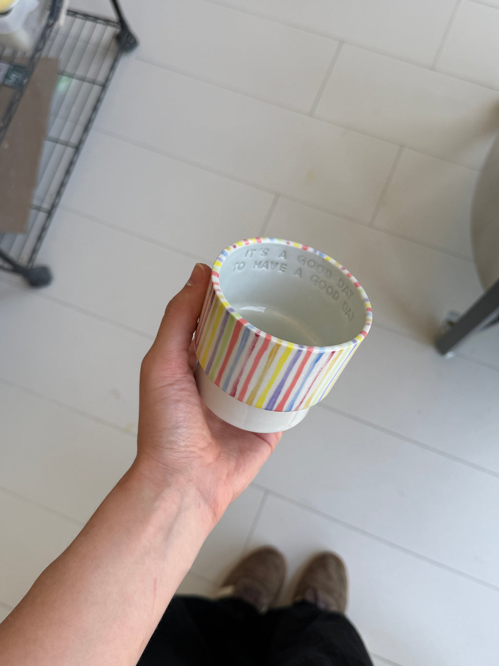 The Custom Rainbow Stackable Mug