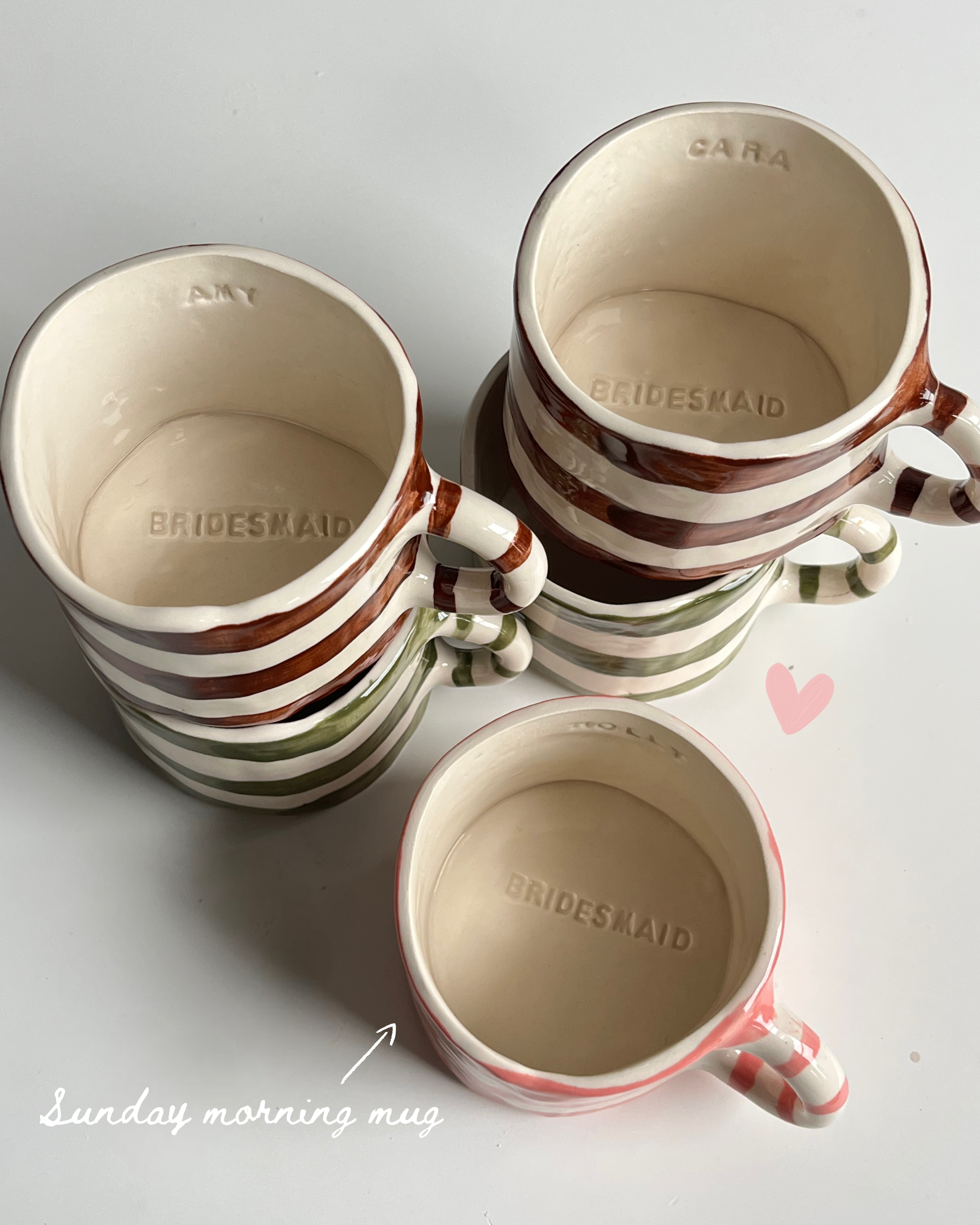 Sunday morning for the bridesmaids