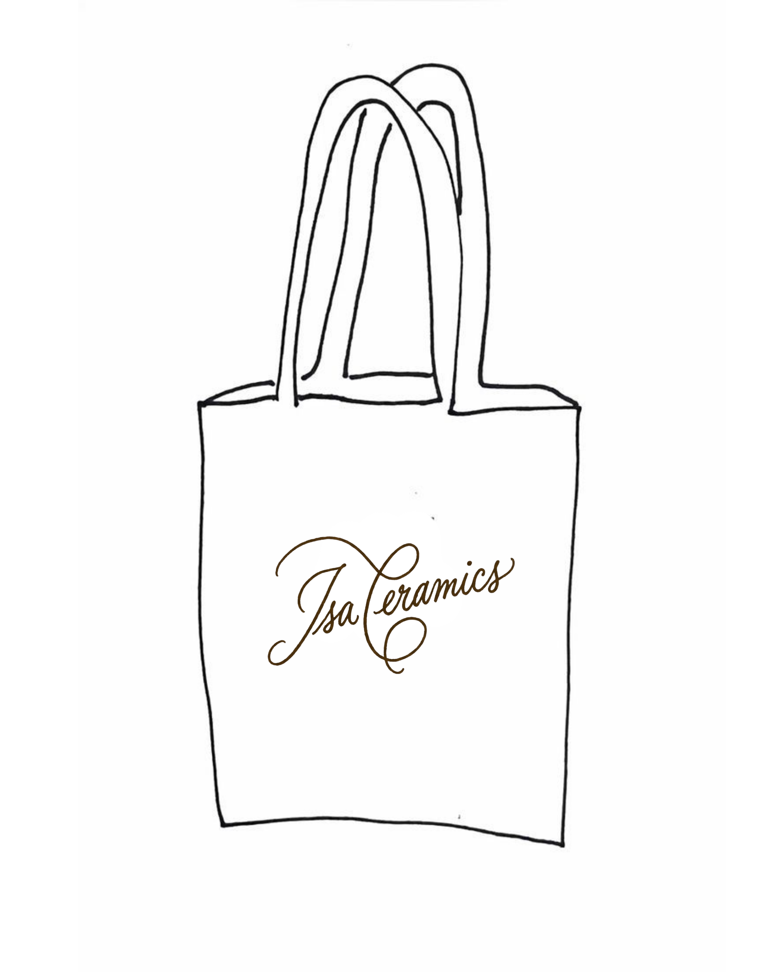 Isa Ceramics Tote Bag